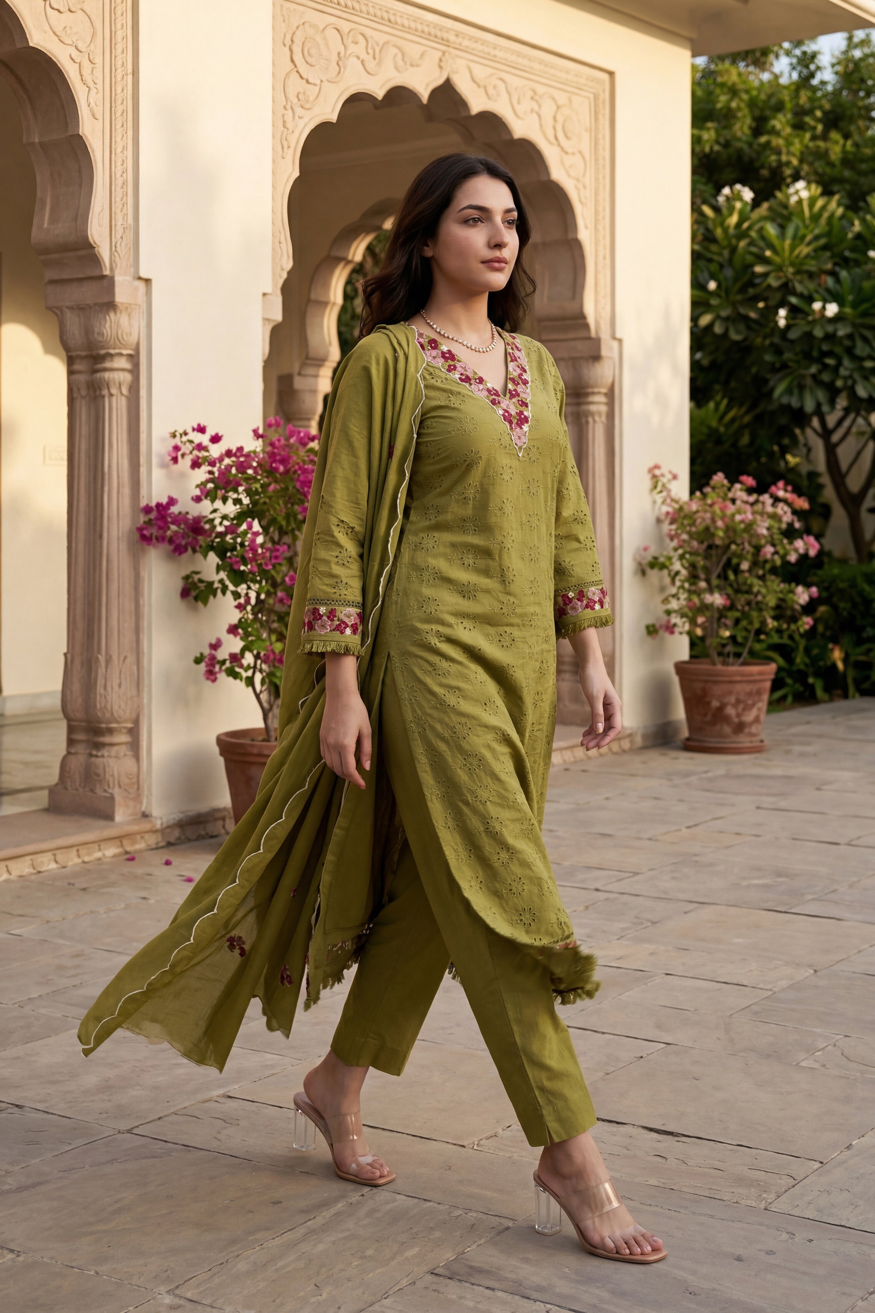 Mehendi Grace Suit Set