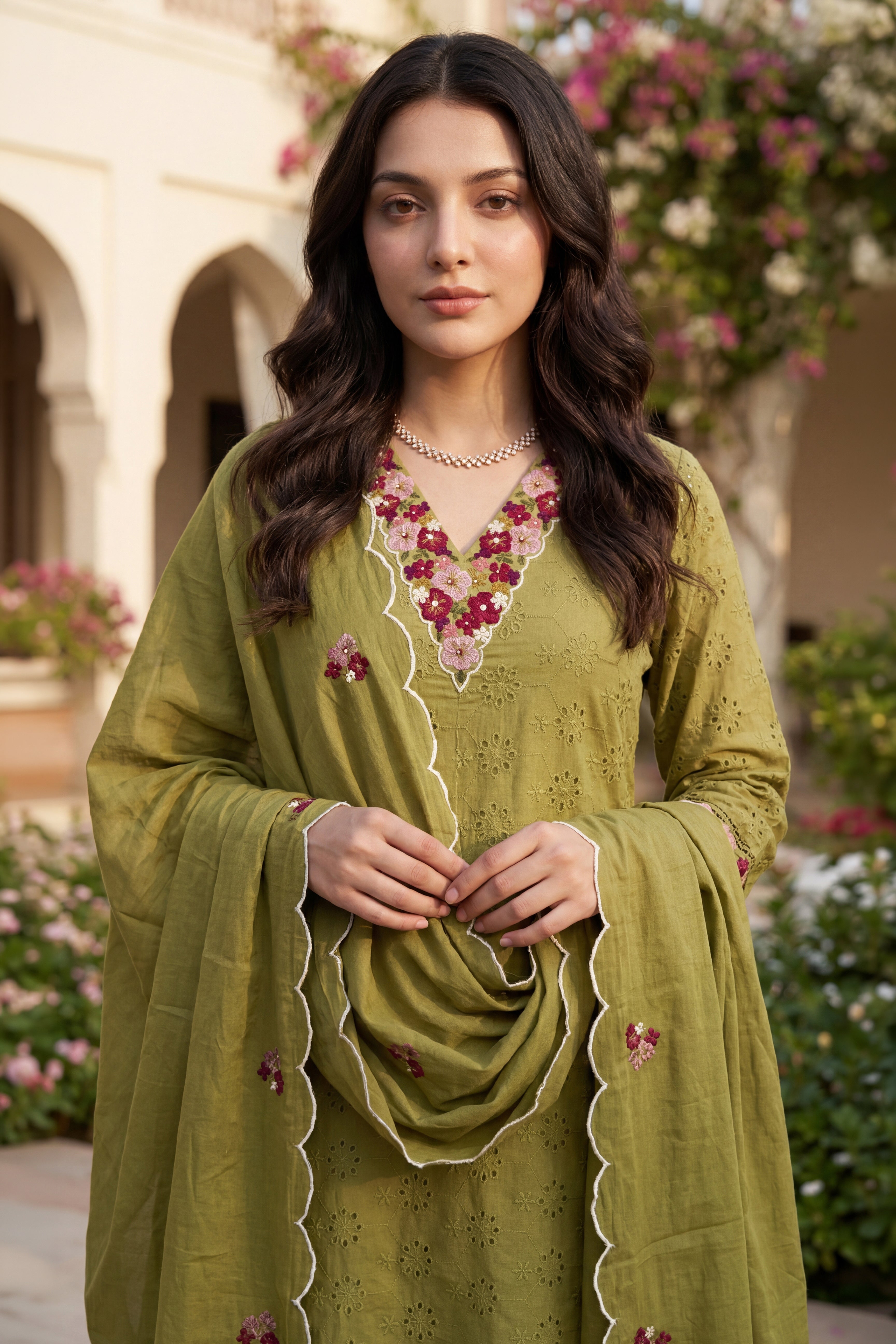 Mehendi Grace Suit Set