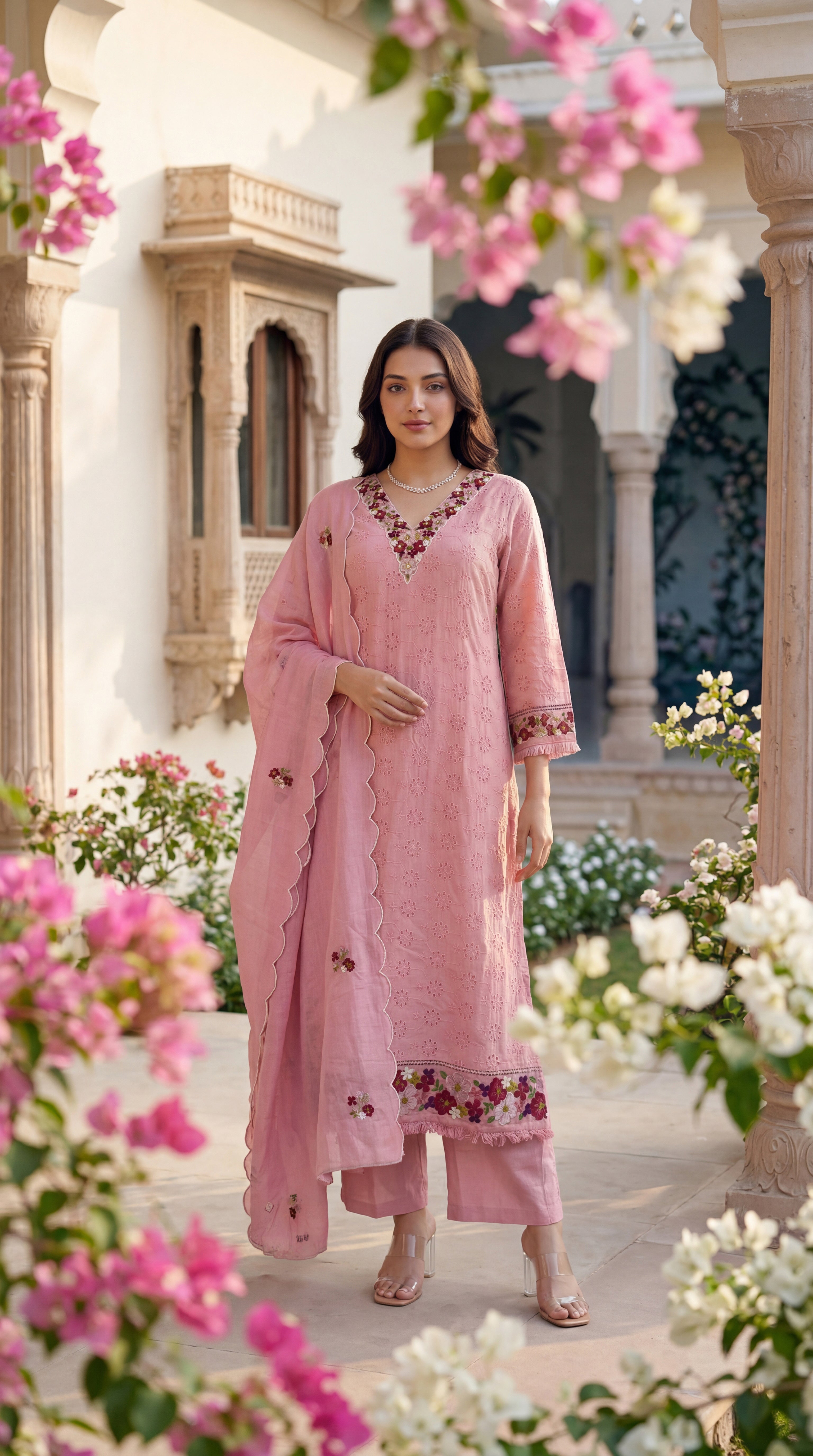 Blush Petal Grace Suit Set