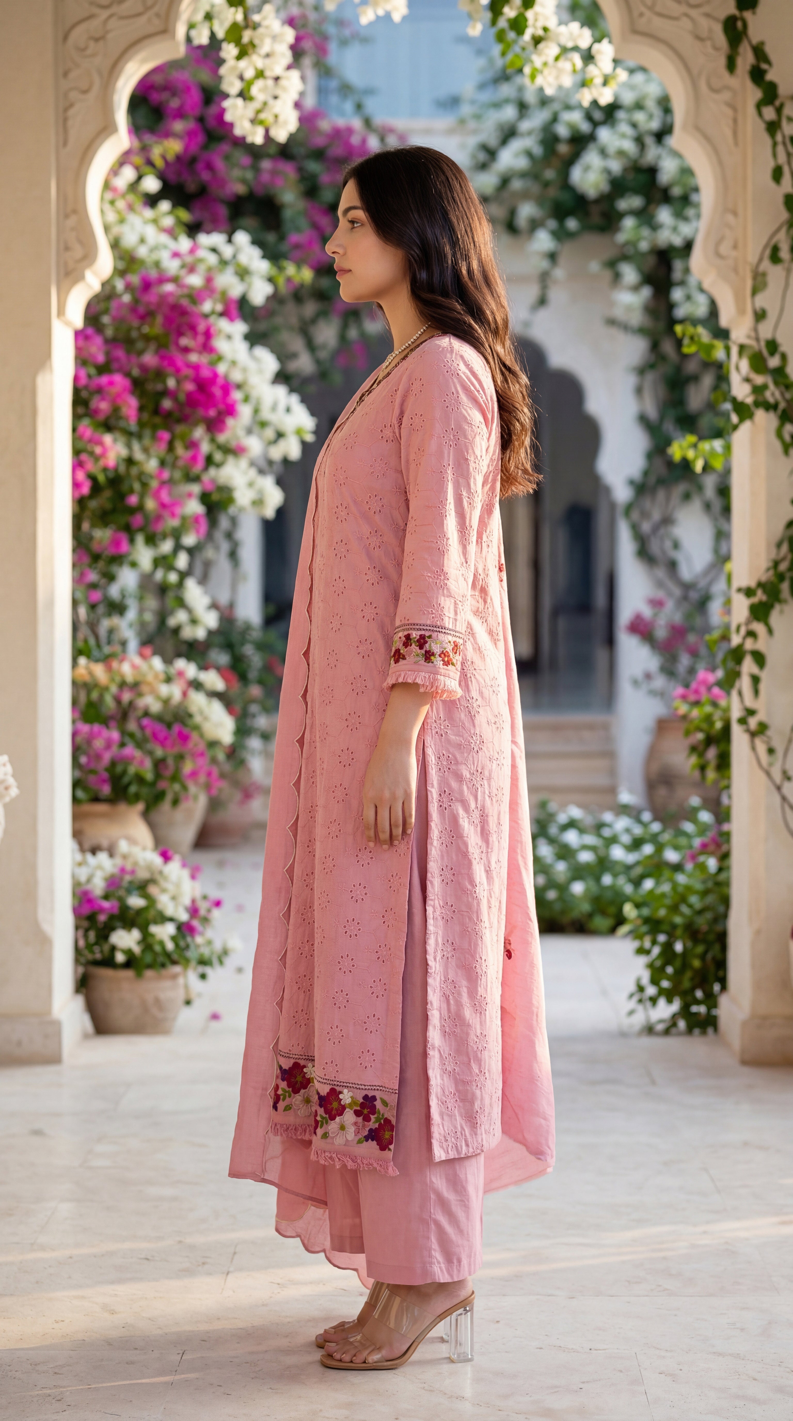 Blush Petal Grace Suit Set