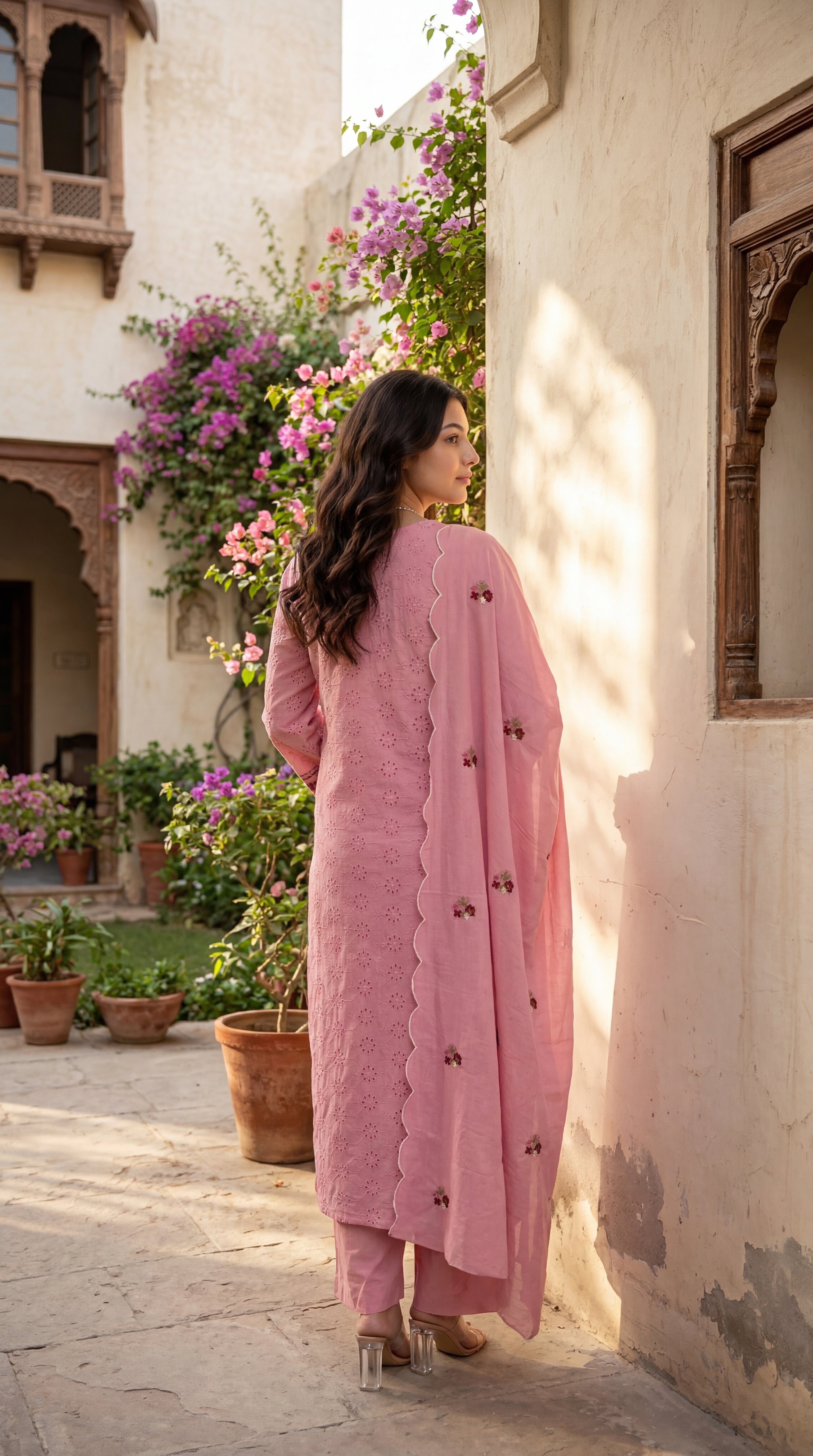 Blush Petal Grace Suit Set