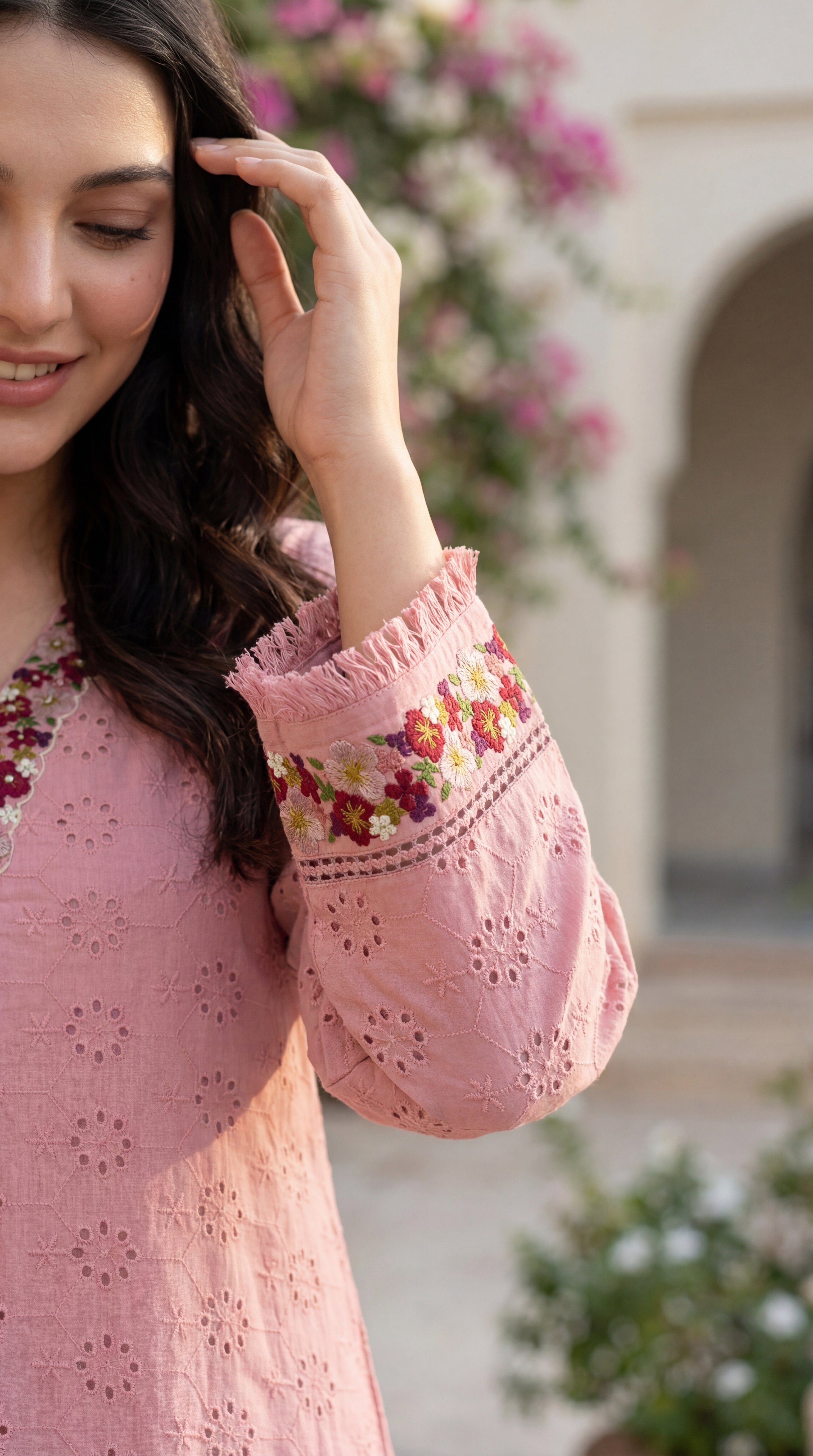 Blush Petal Grace Suit Set