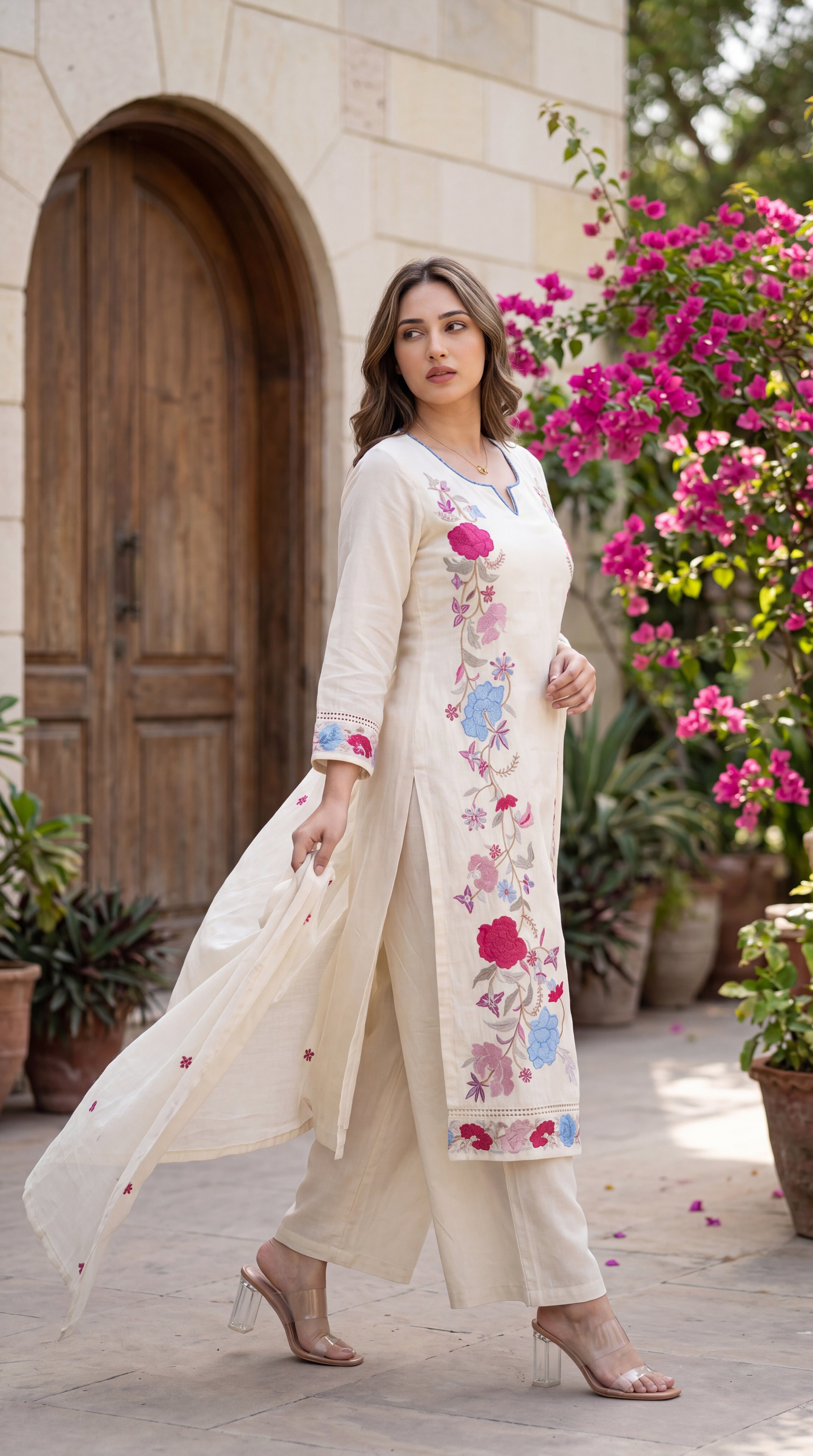 Ivory Bloom Suit Set