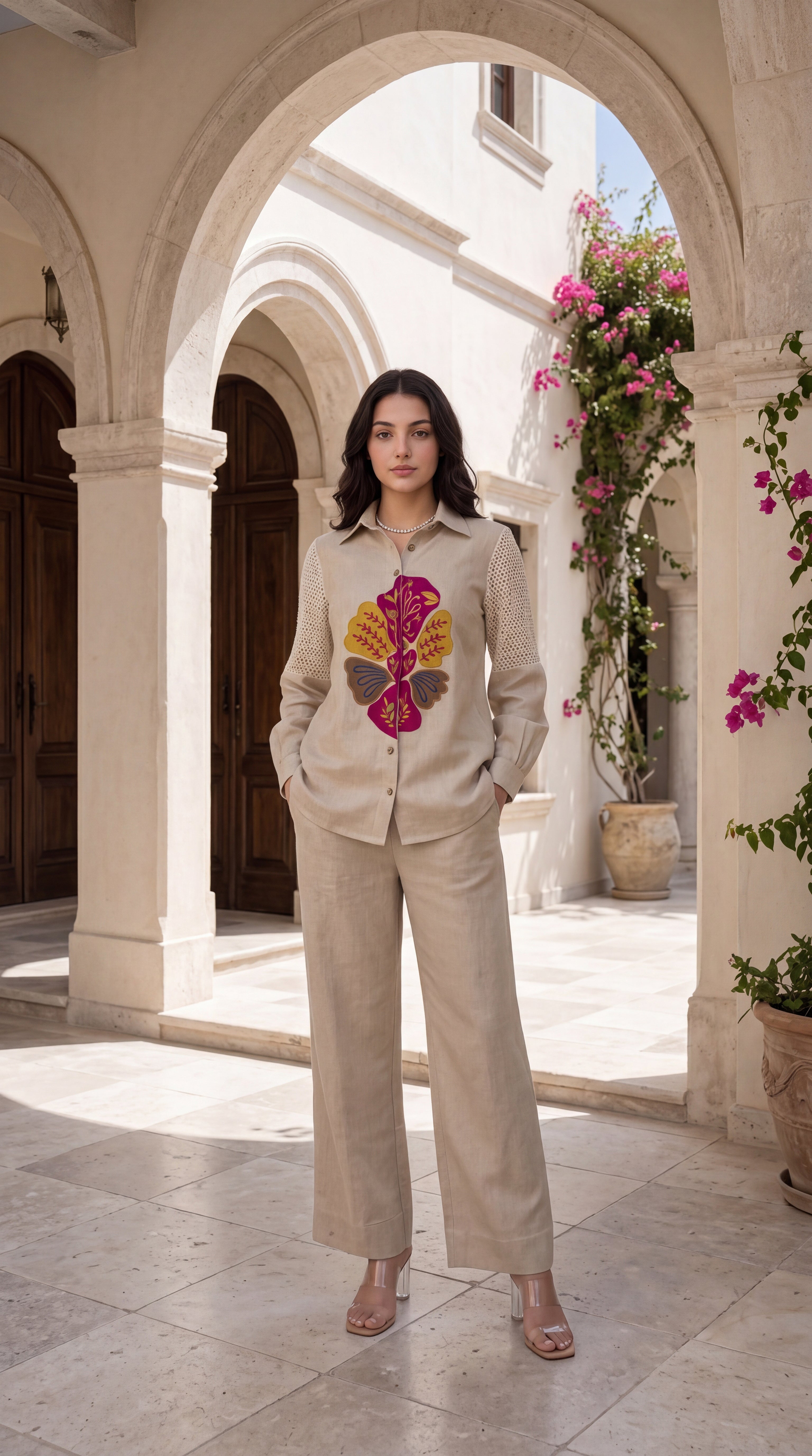 Gulnaar Jute Co-Ord Set