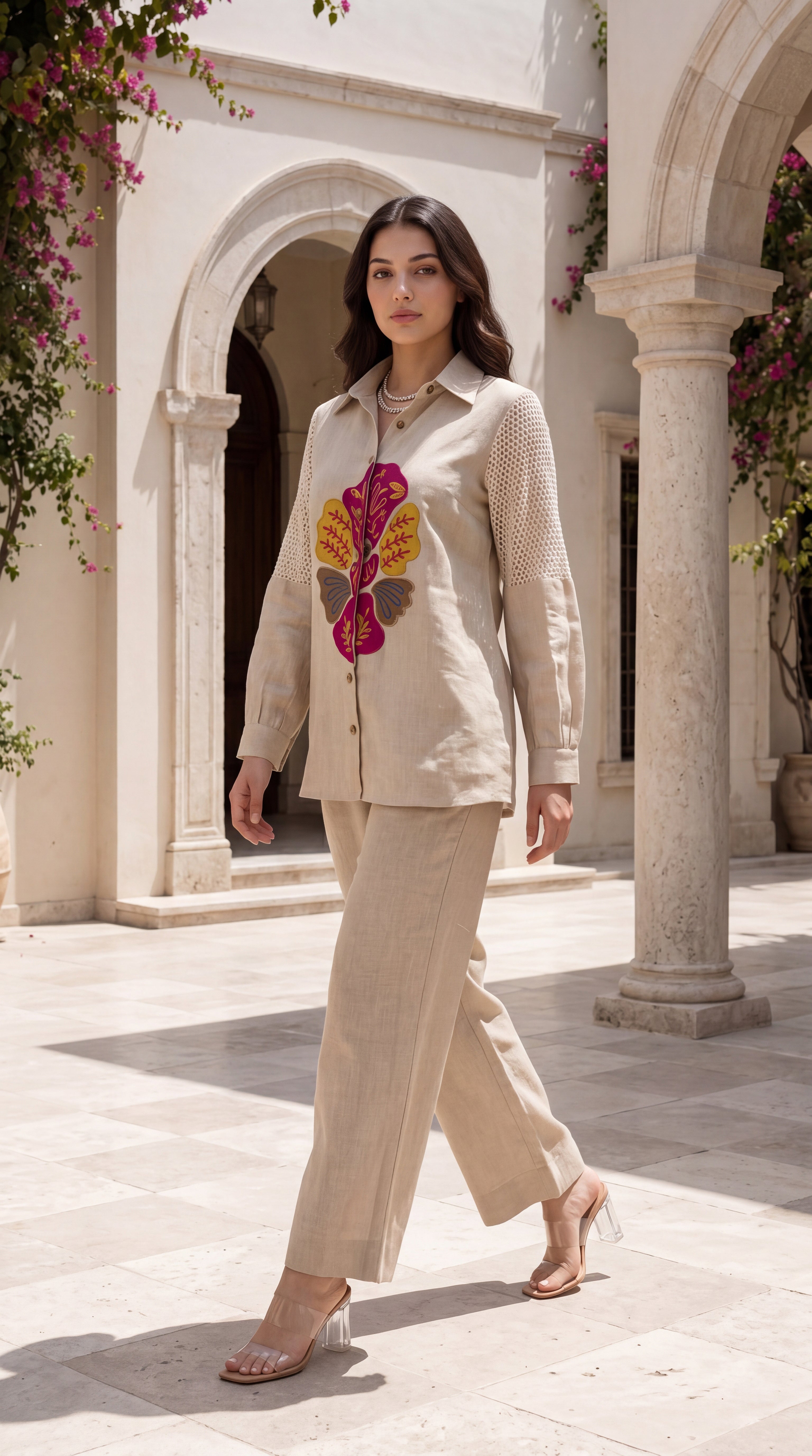 Gulnaar Jute Co-Ord Set