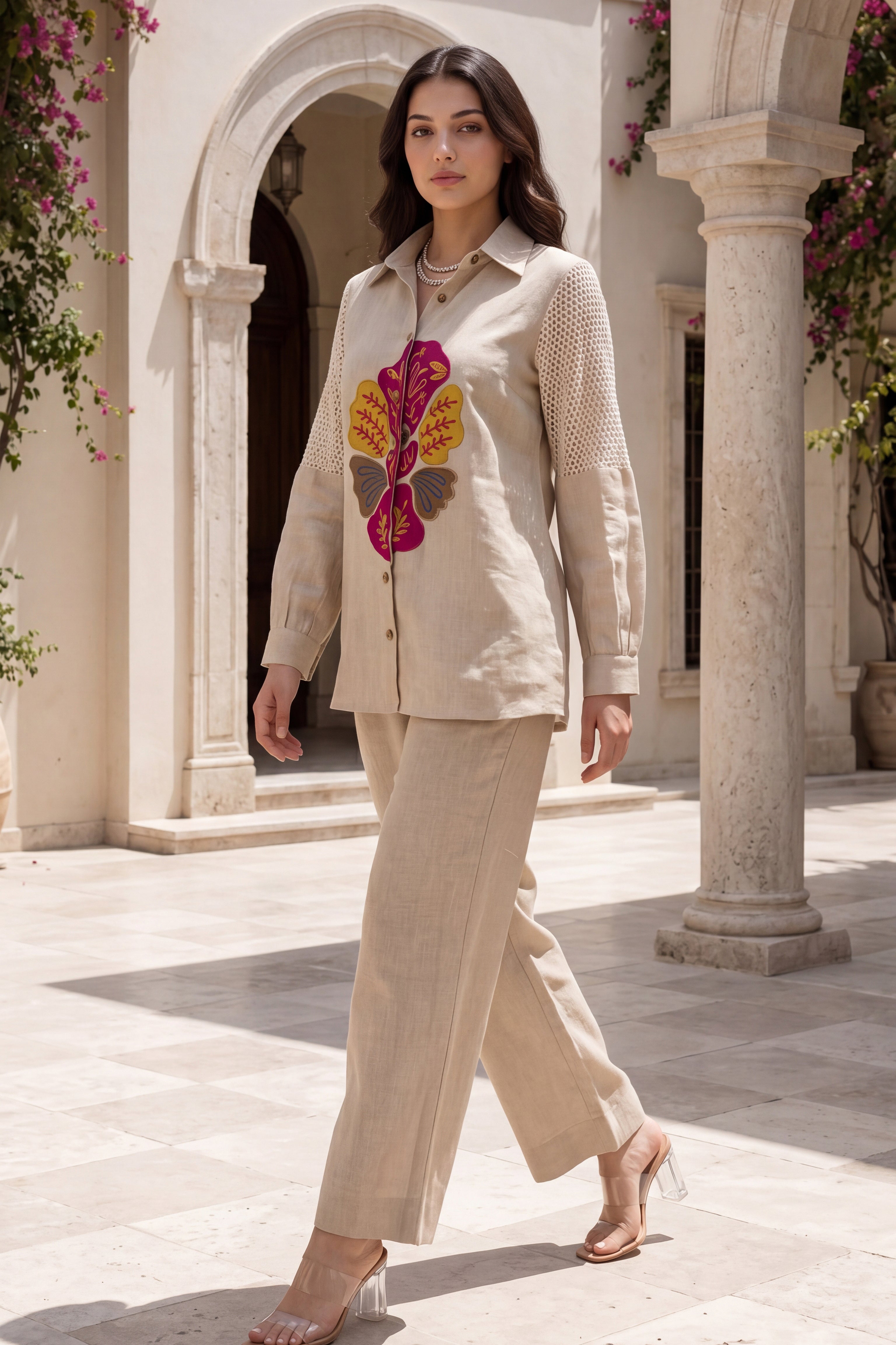 Gulnaar Jute Co-Ord Set