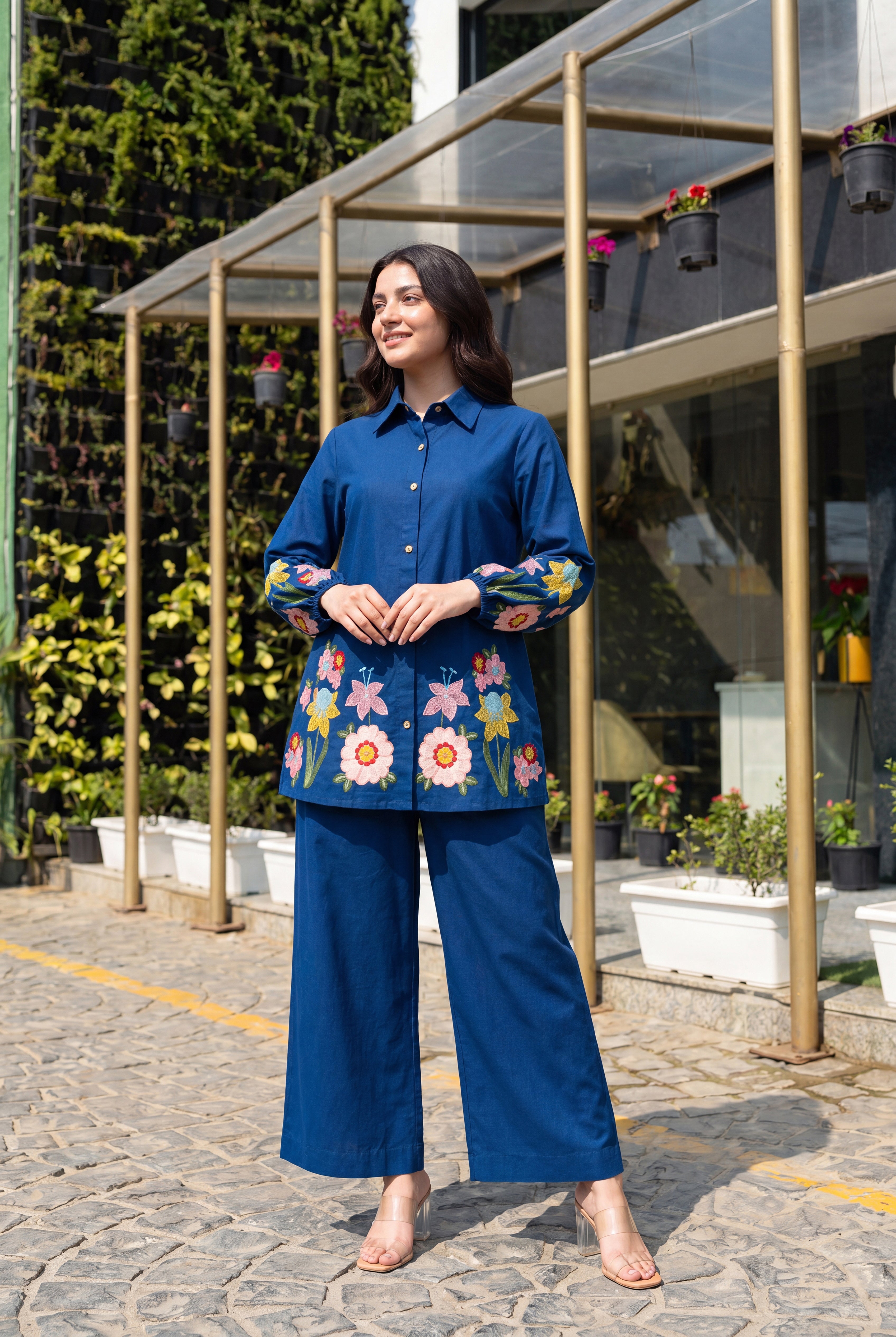 Indigo Garden Co-Ord Set