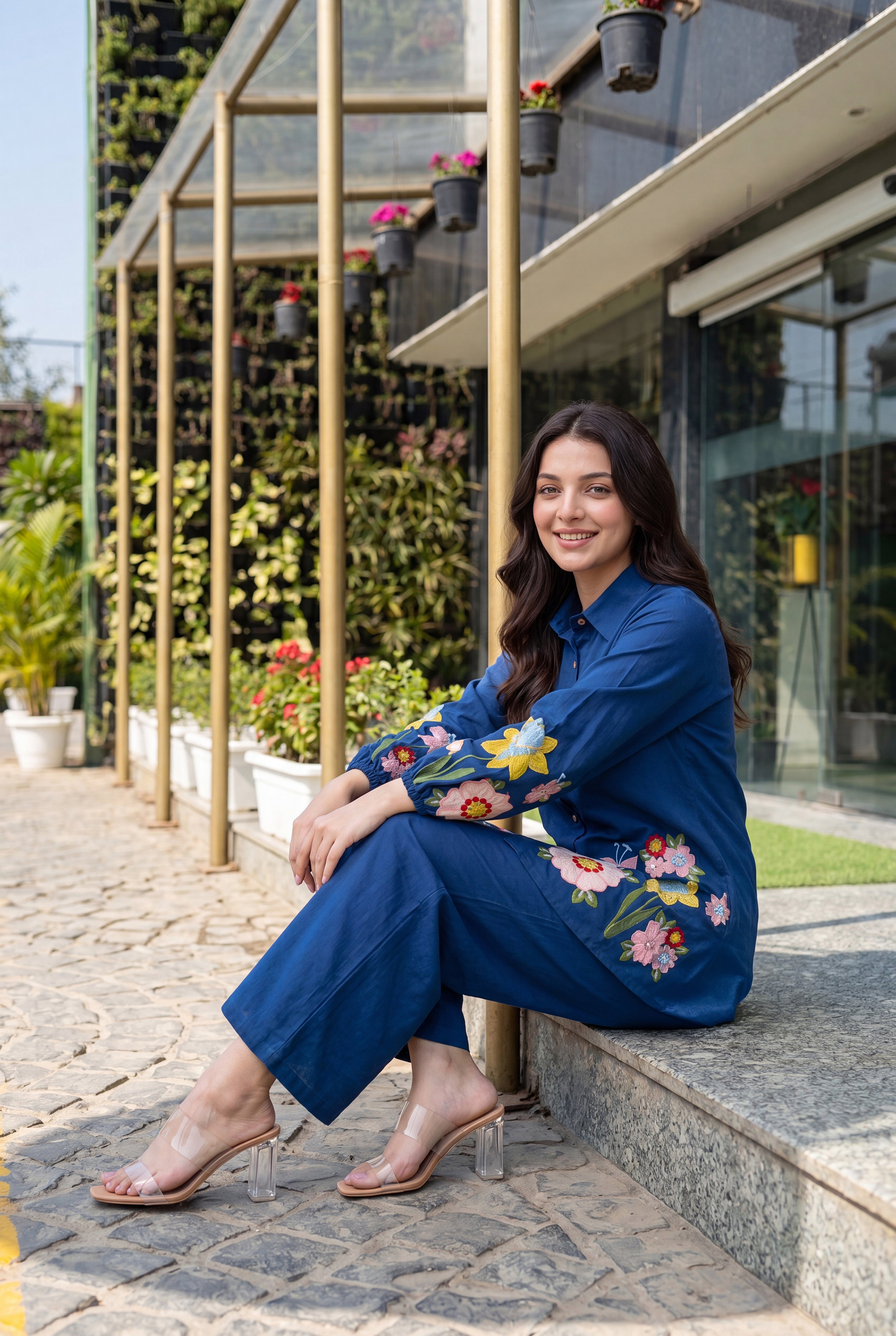 Indigo Garden Co-Ord Set