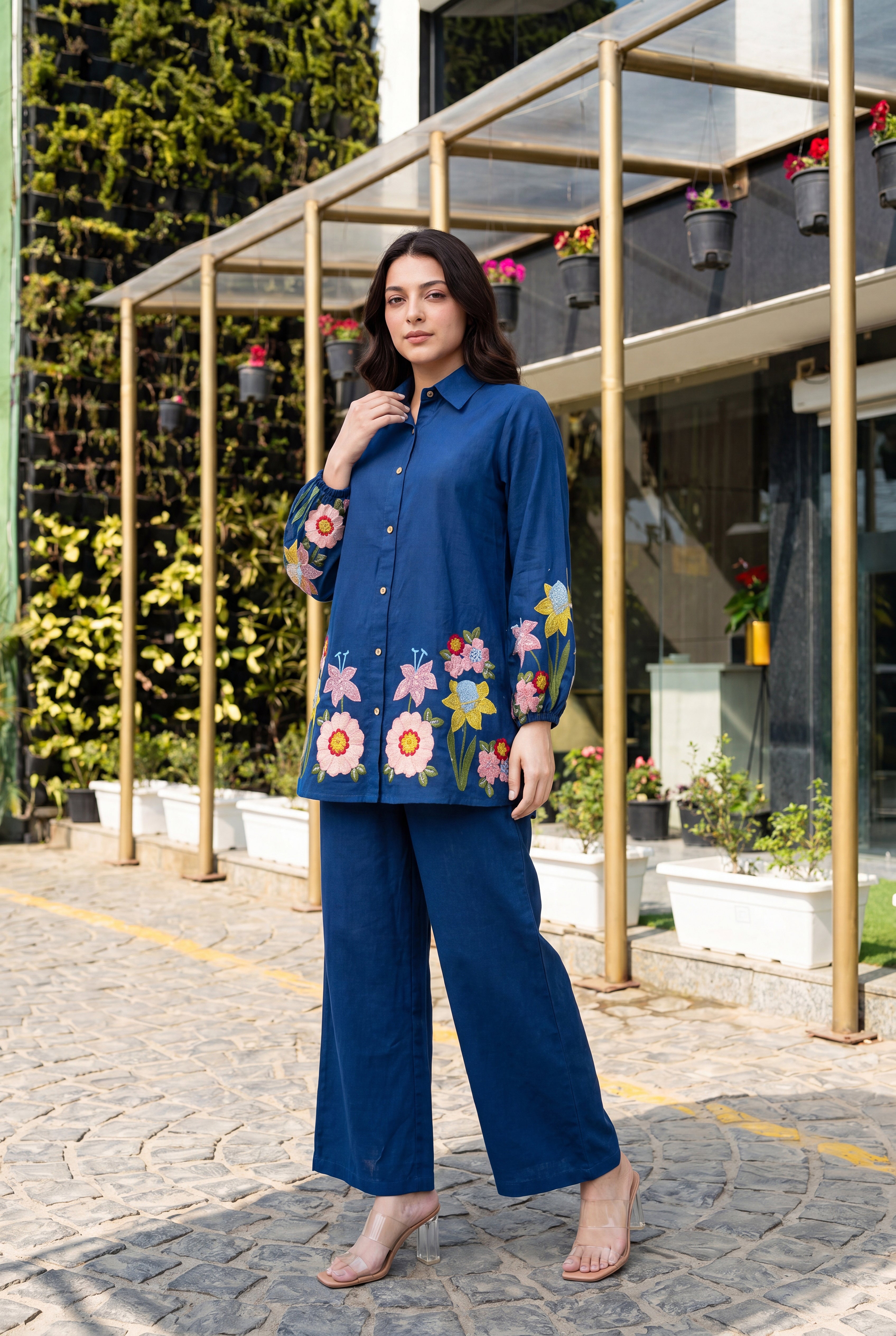 Indigo Garden Co-Ord Set
