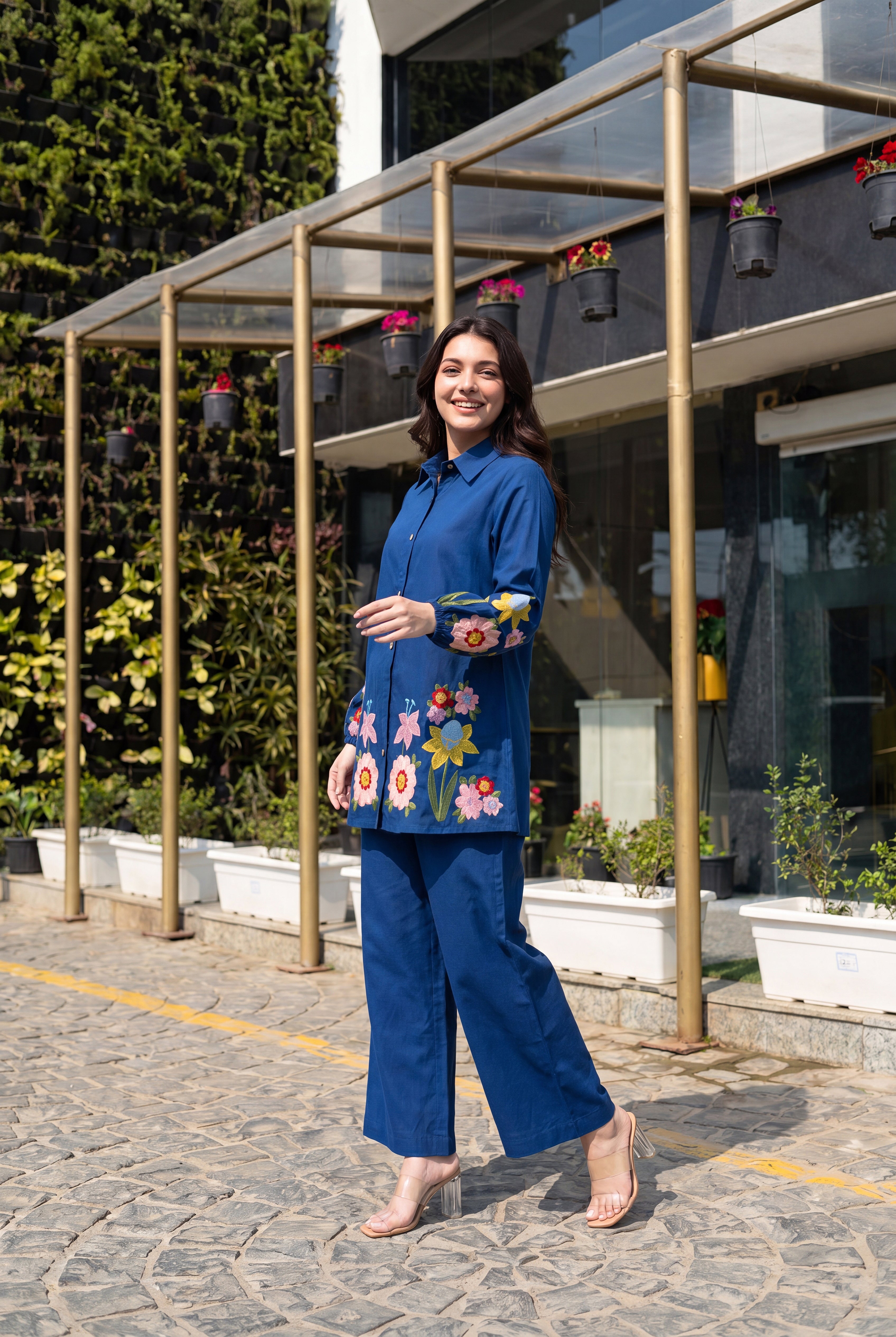 Indigo Garden Co-Ord Set