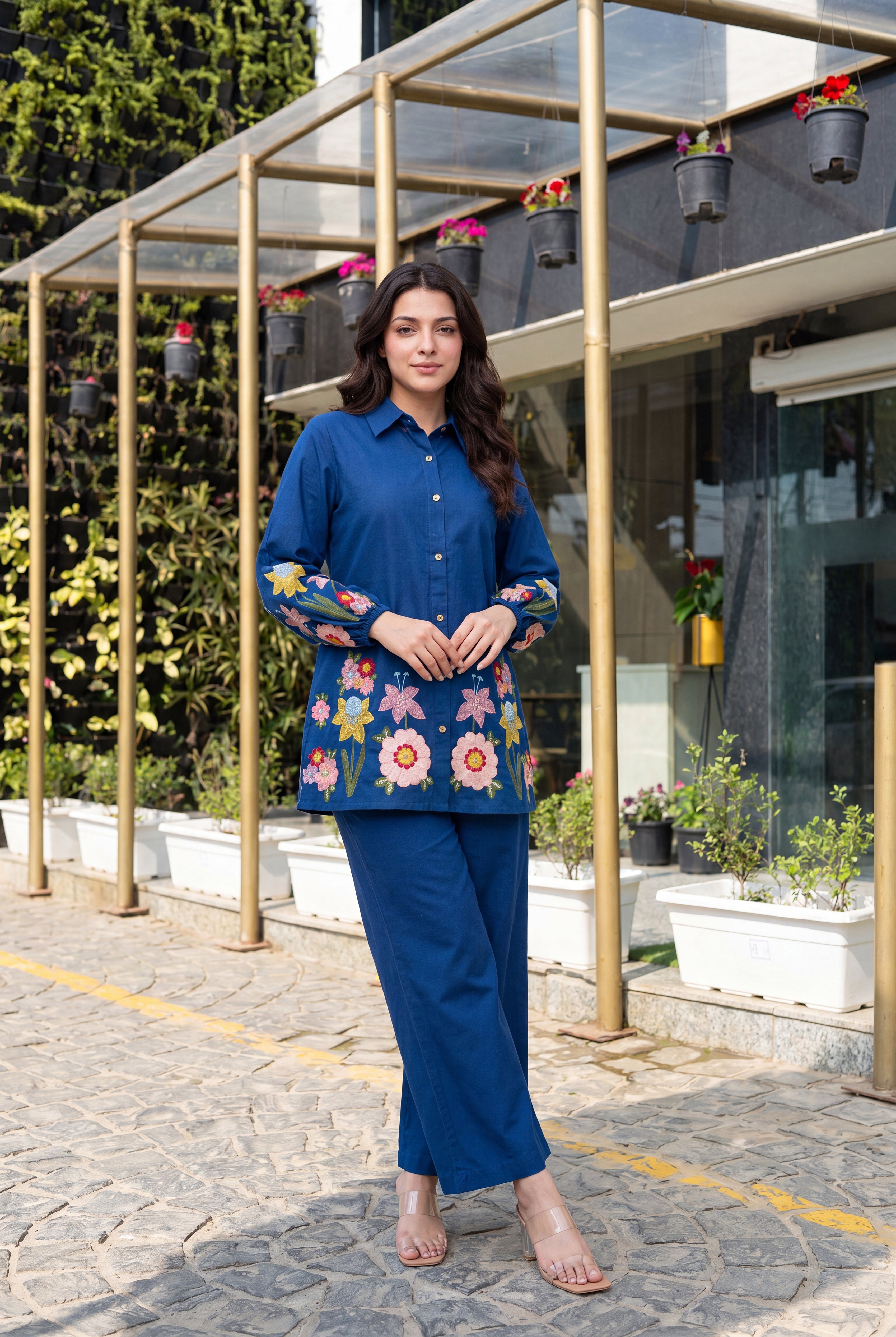 Indigo Garden Co-Ord Set