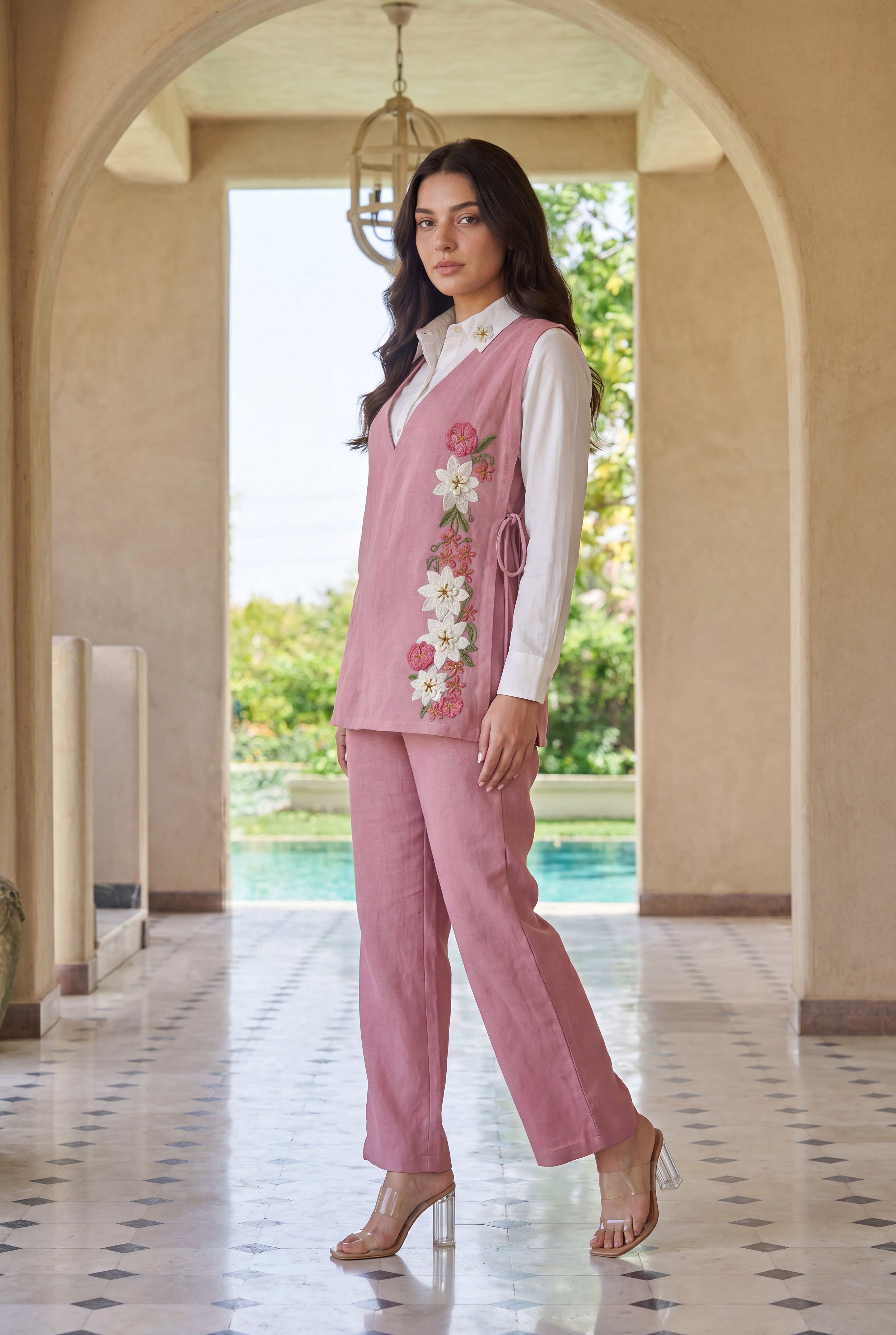 Blush Layered Co-Ord Set