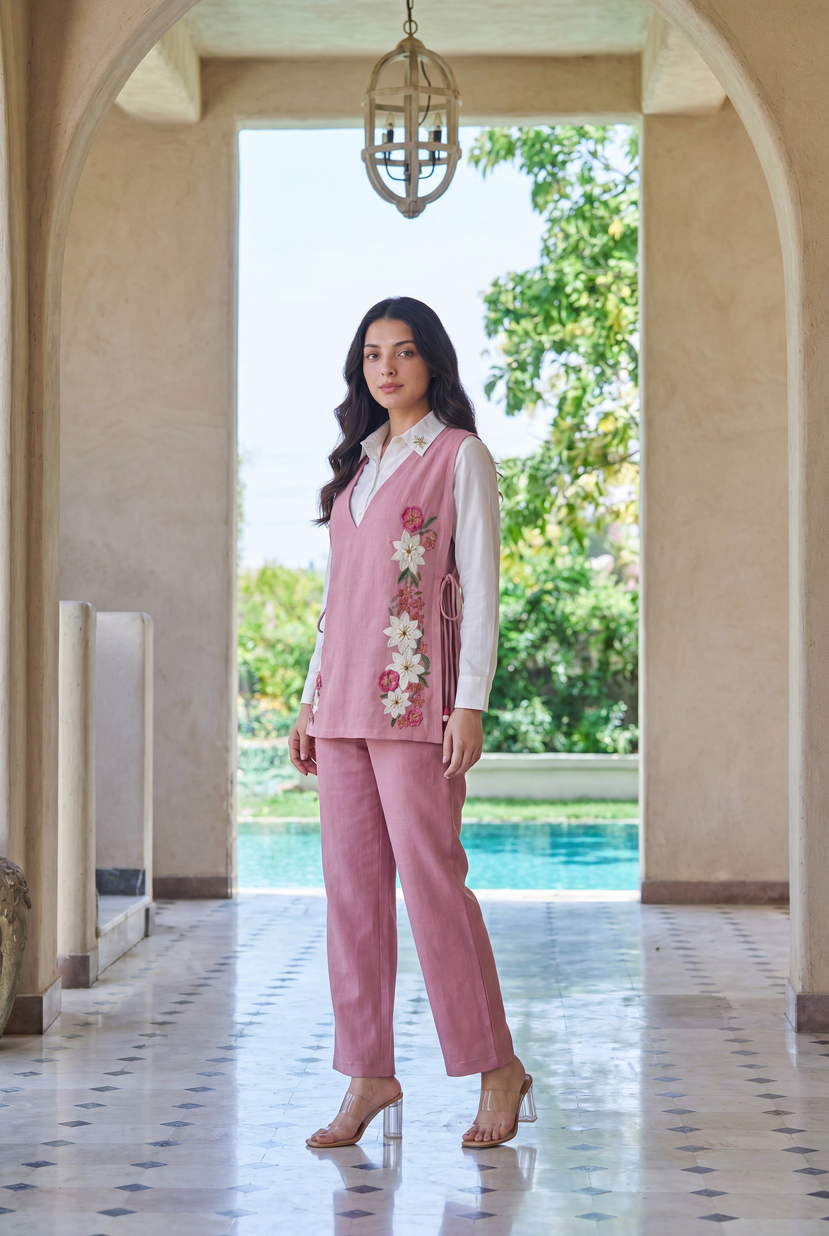 Blush Layered Co-Ord Set