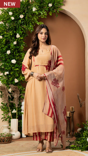 Caramel Rose Suit Set