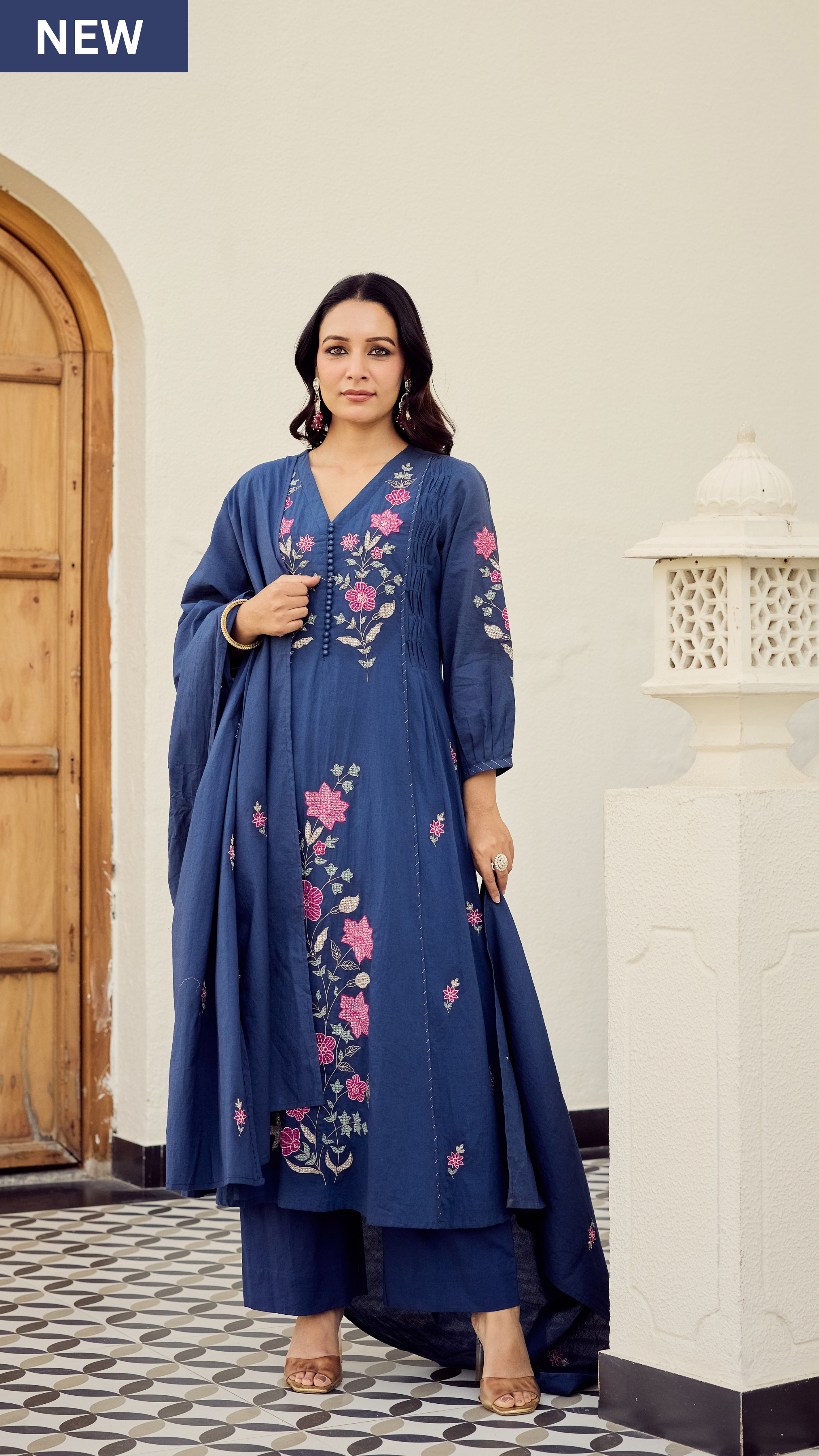 Midnight Bloom Suit Set