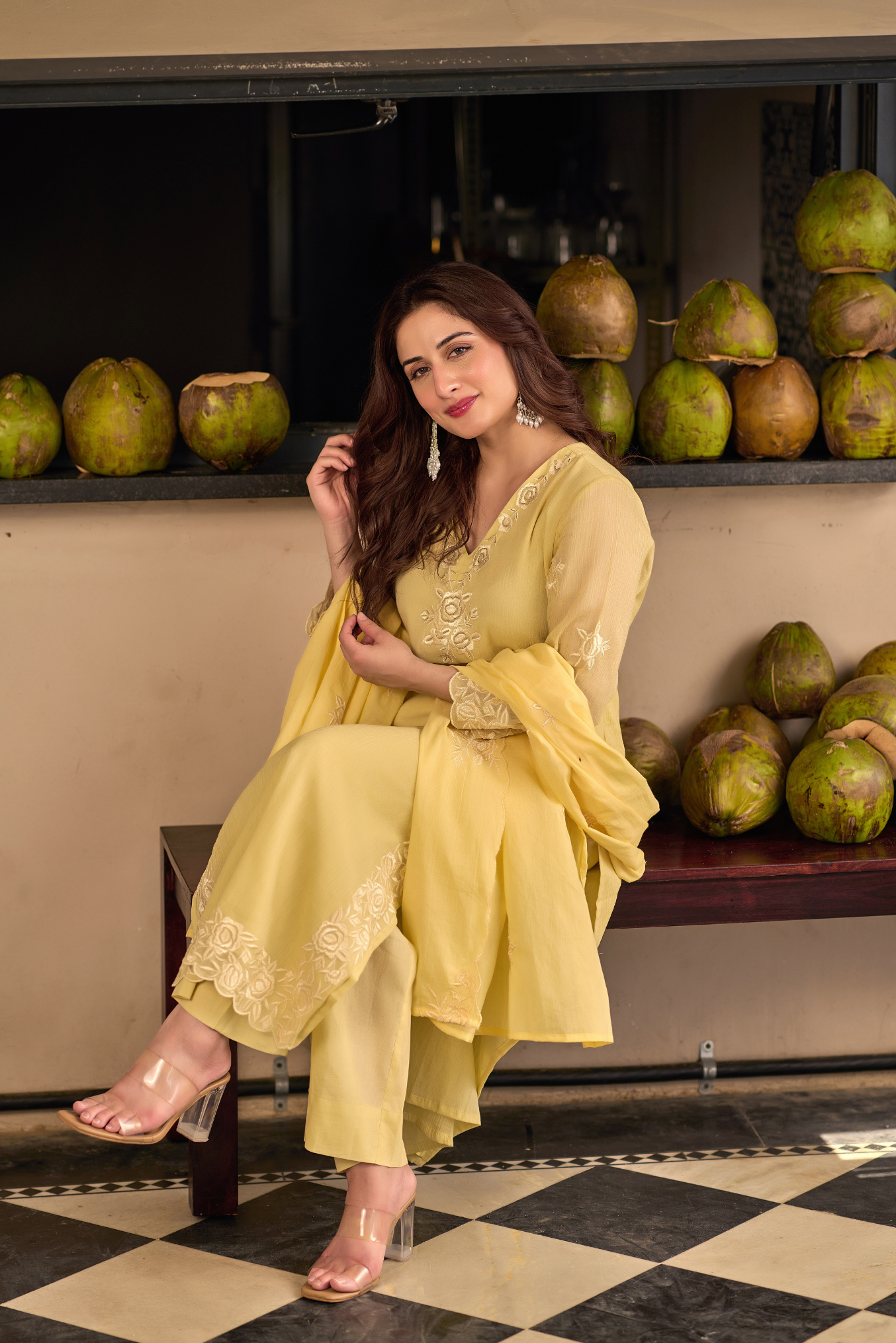 Lemon Petal Suit Set