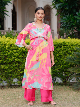 Nude Pink Kurta Set