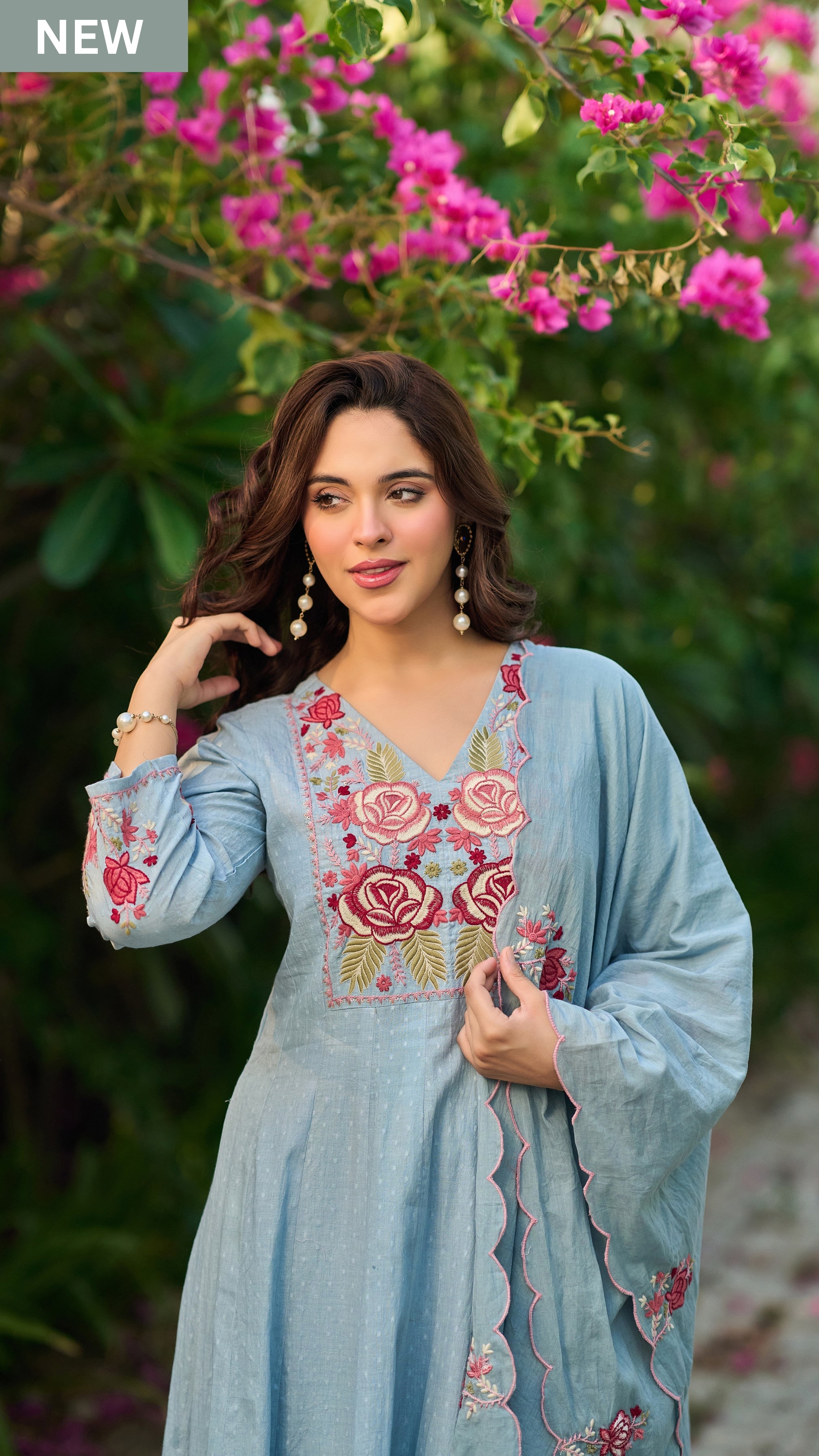Sky Blossom Suit Set
