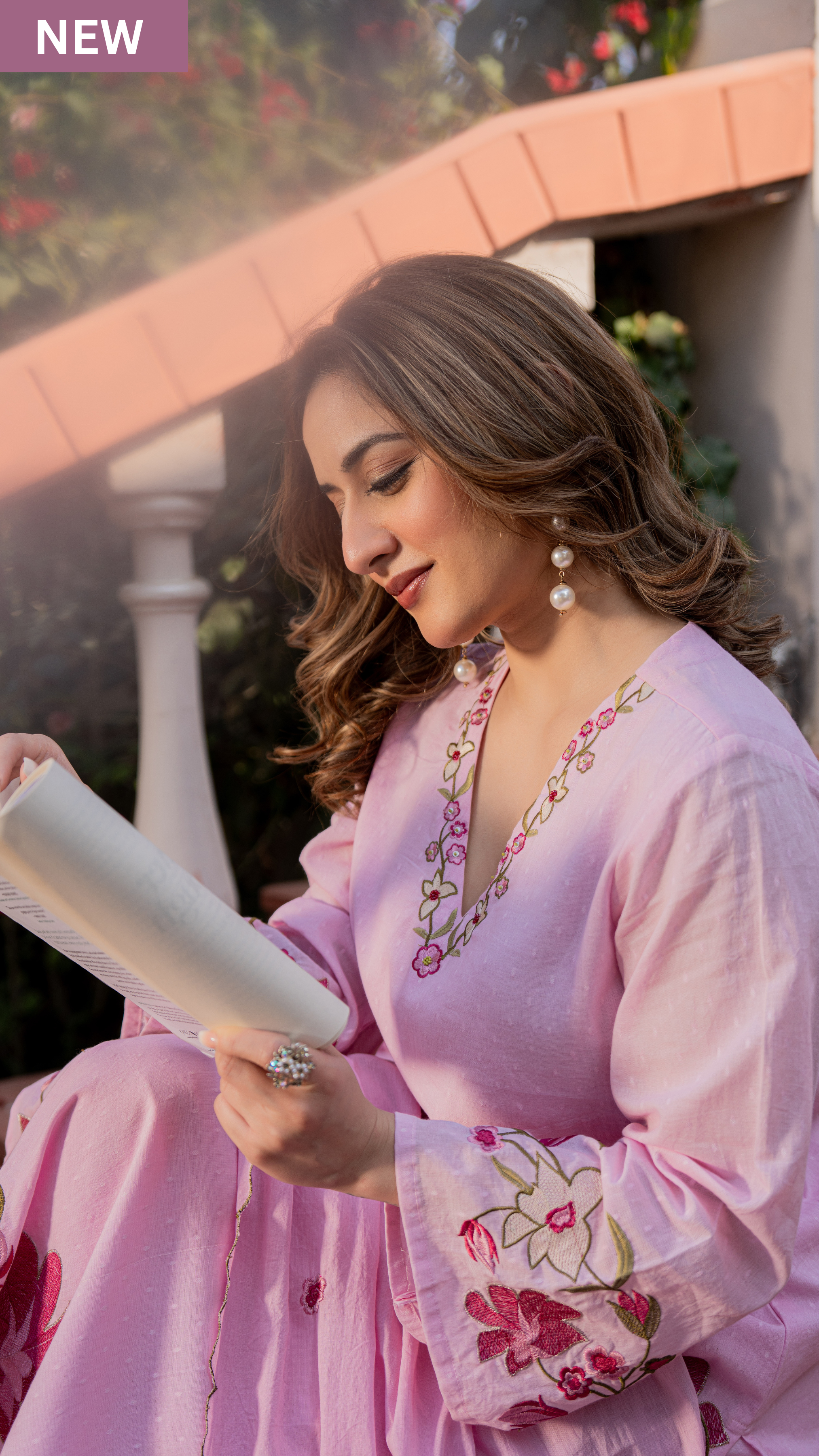 Rose Blush Bloom Suit Set