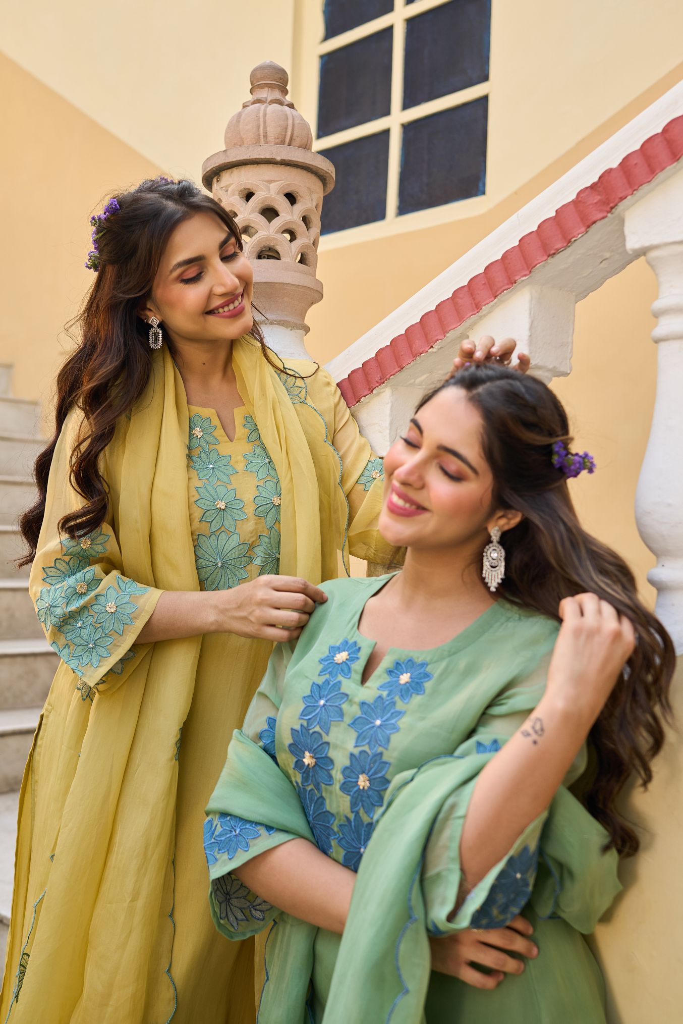 Royal Bloom Suit Set