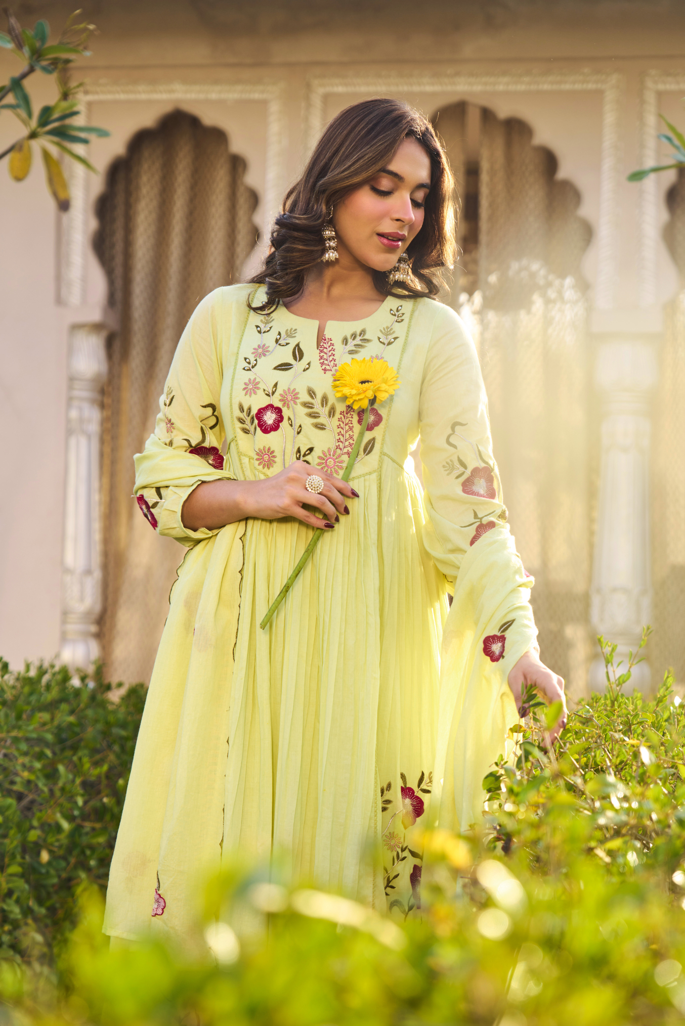 Lime Whisper Suit Set