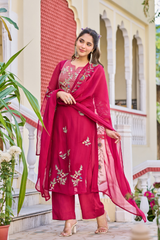 Bloom Organza Kurta Set