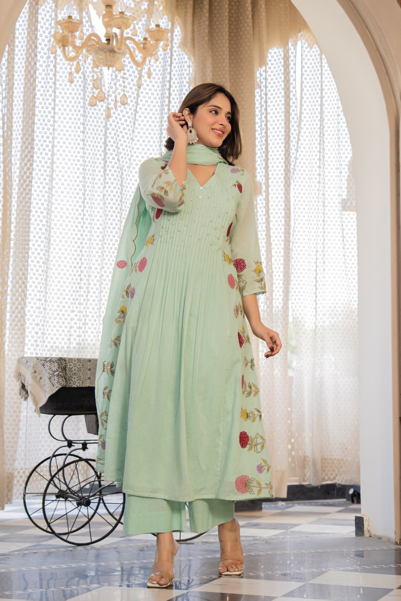 Blooming Mint Suit Set