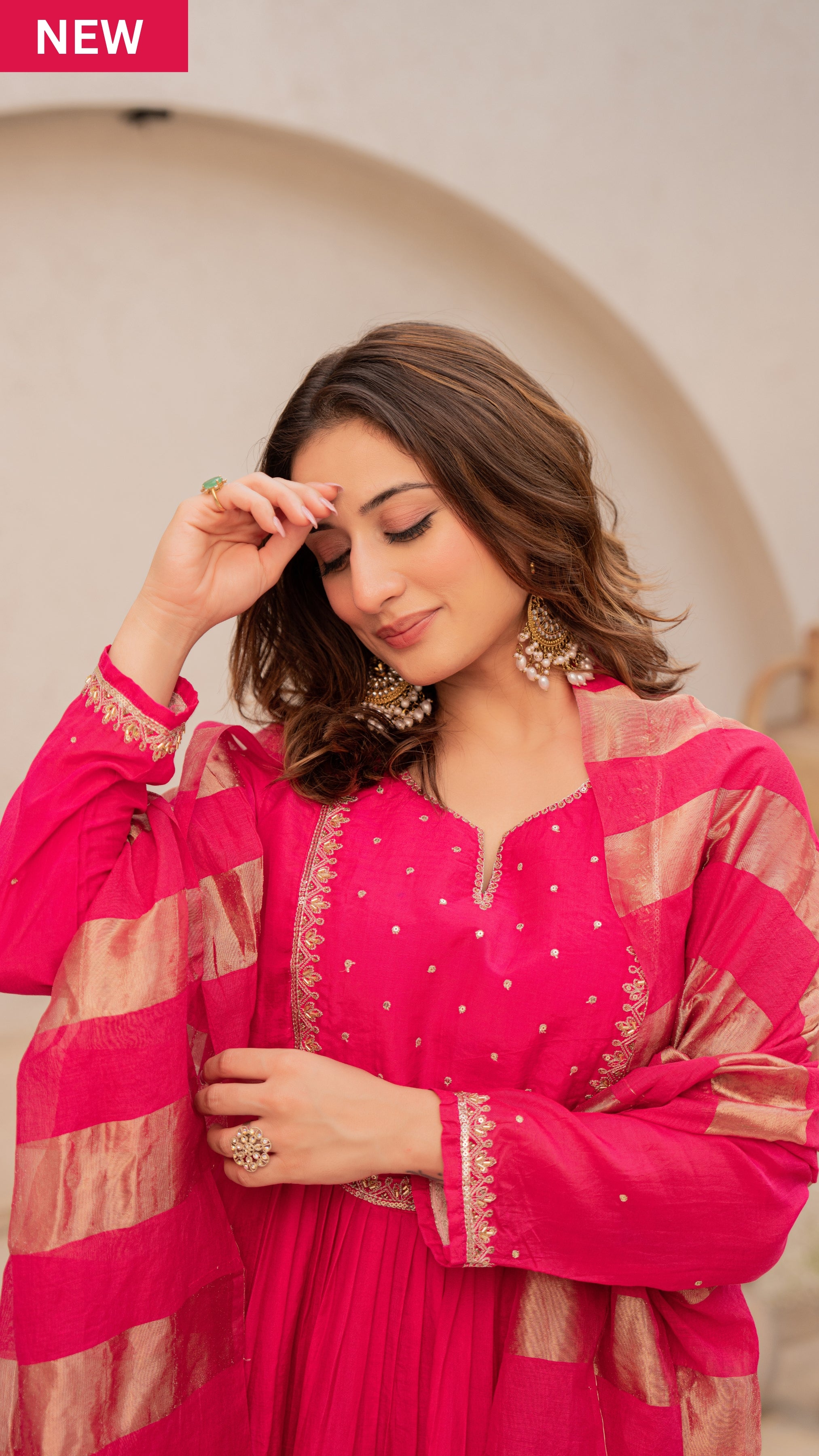 Rani Royale Mulberry Silk Suit Set