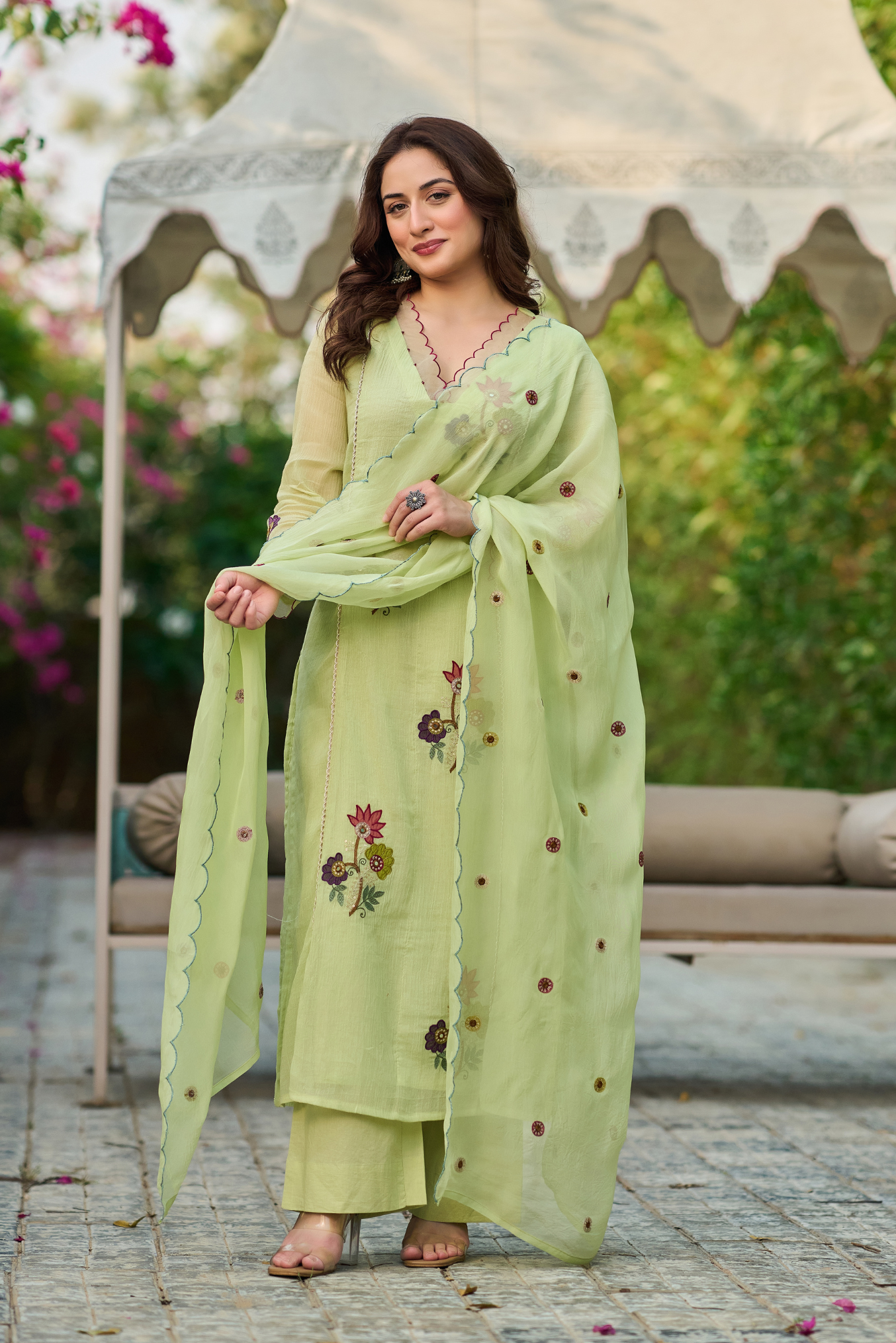 Pistachio Green Suit Set