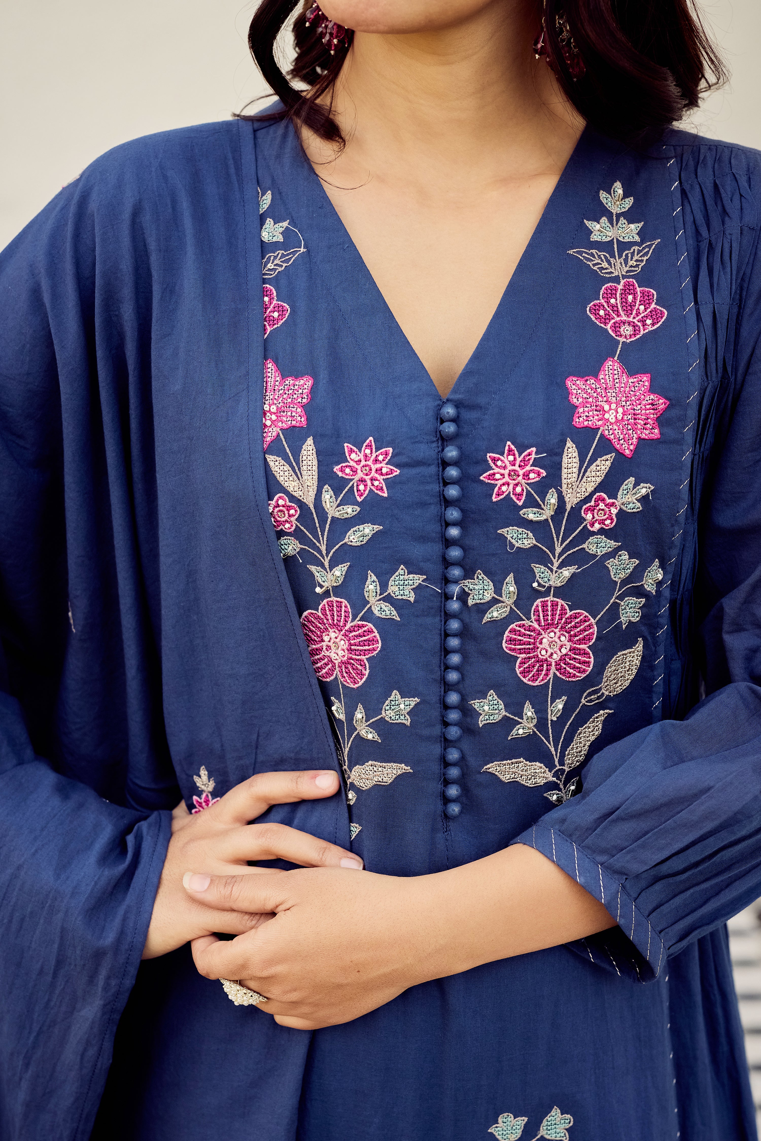 Midnight Bloom Suit Set