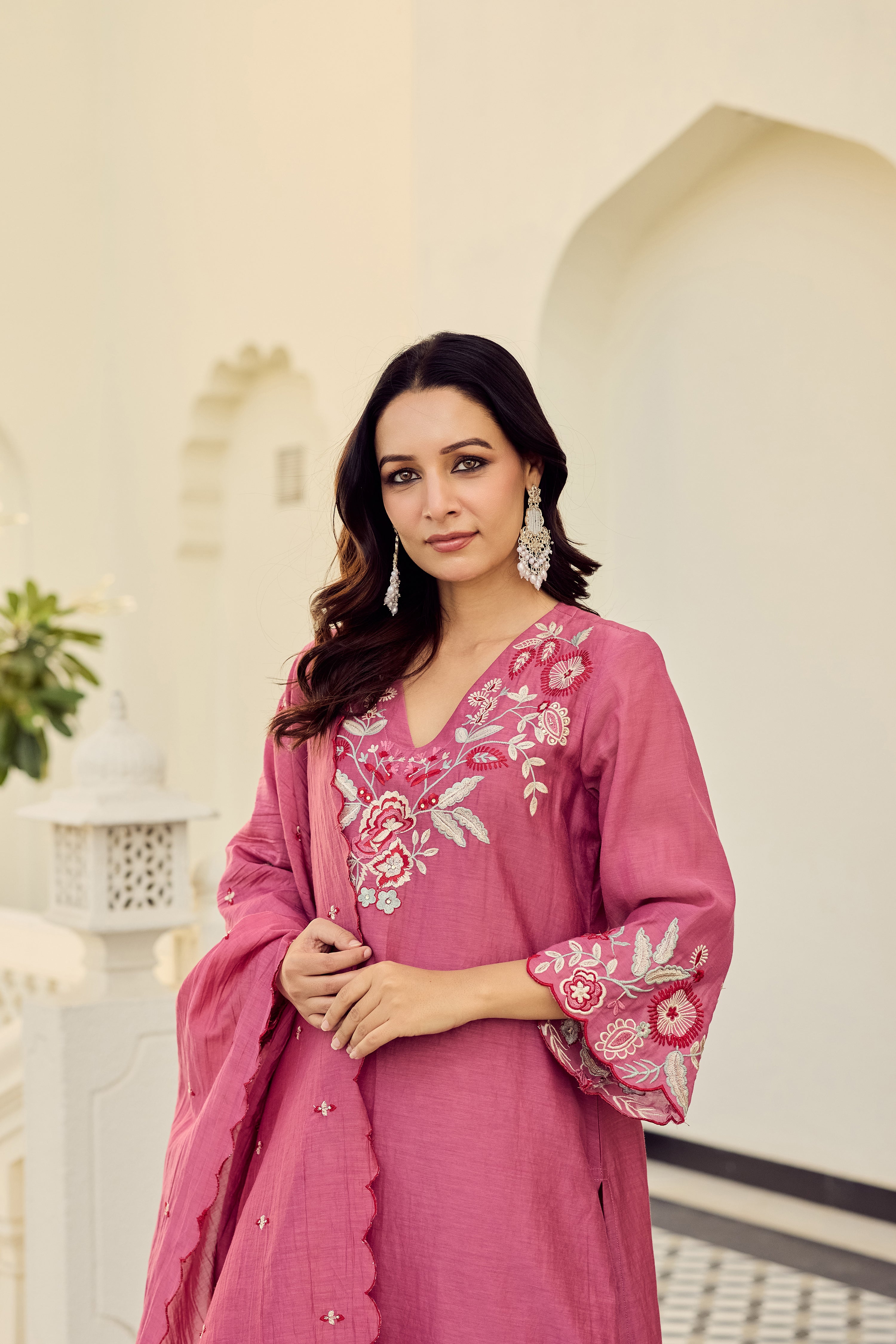 Rose Blush Bloom Suit Set