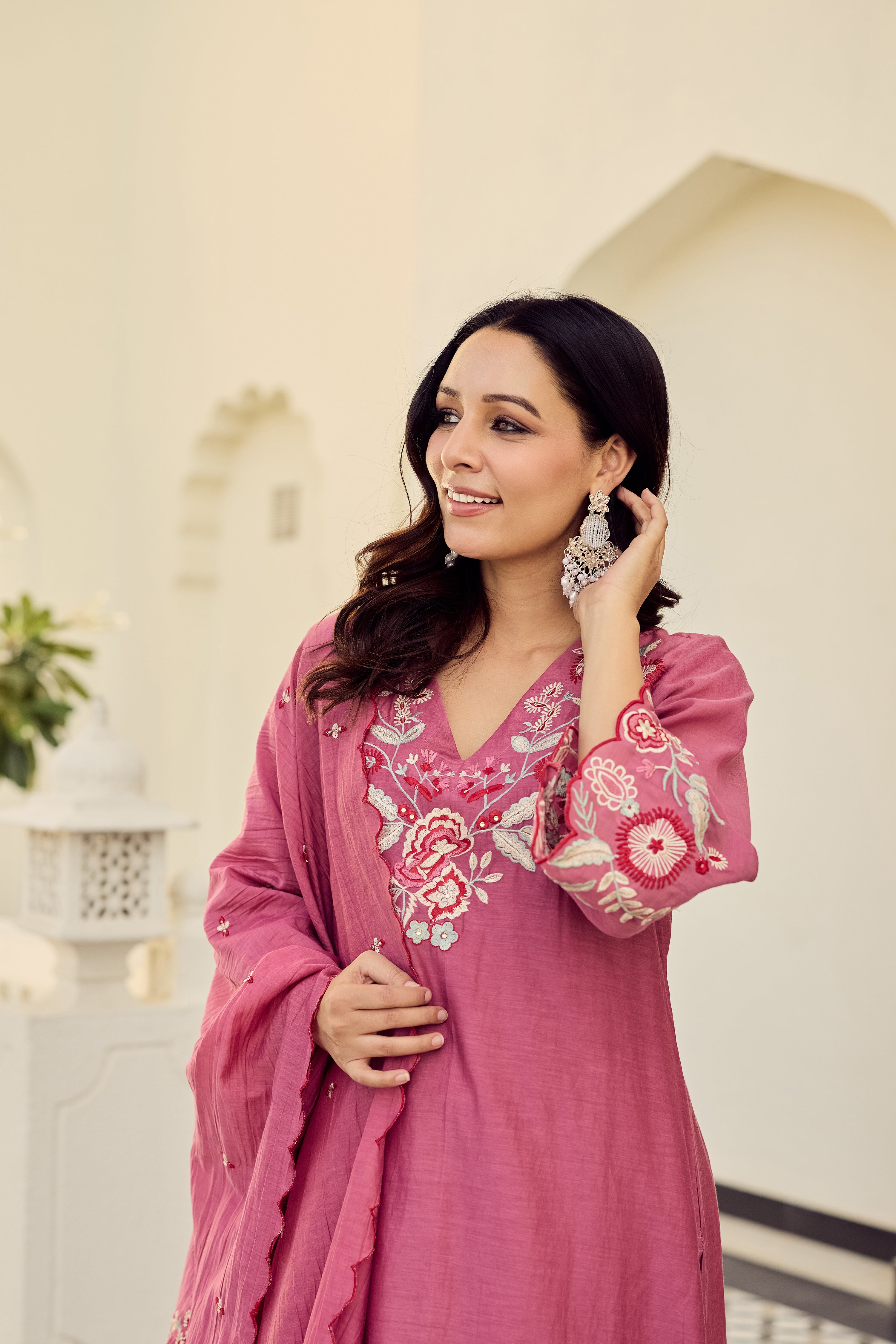 Rose Blush Bloom Suit Set
