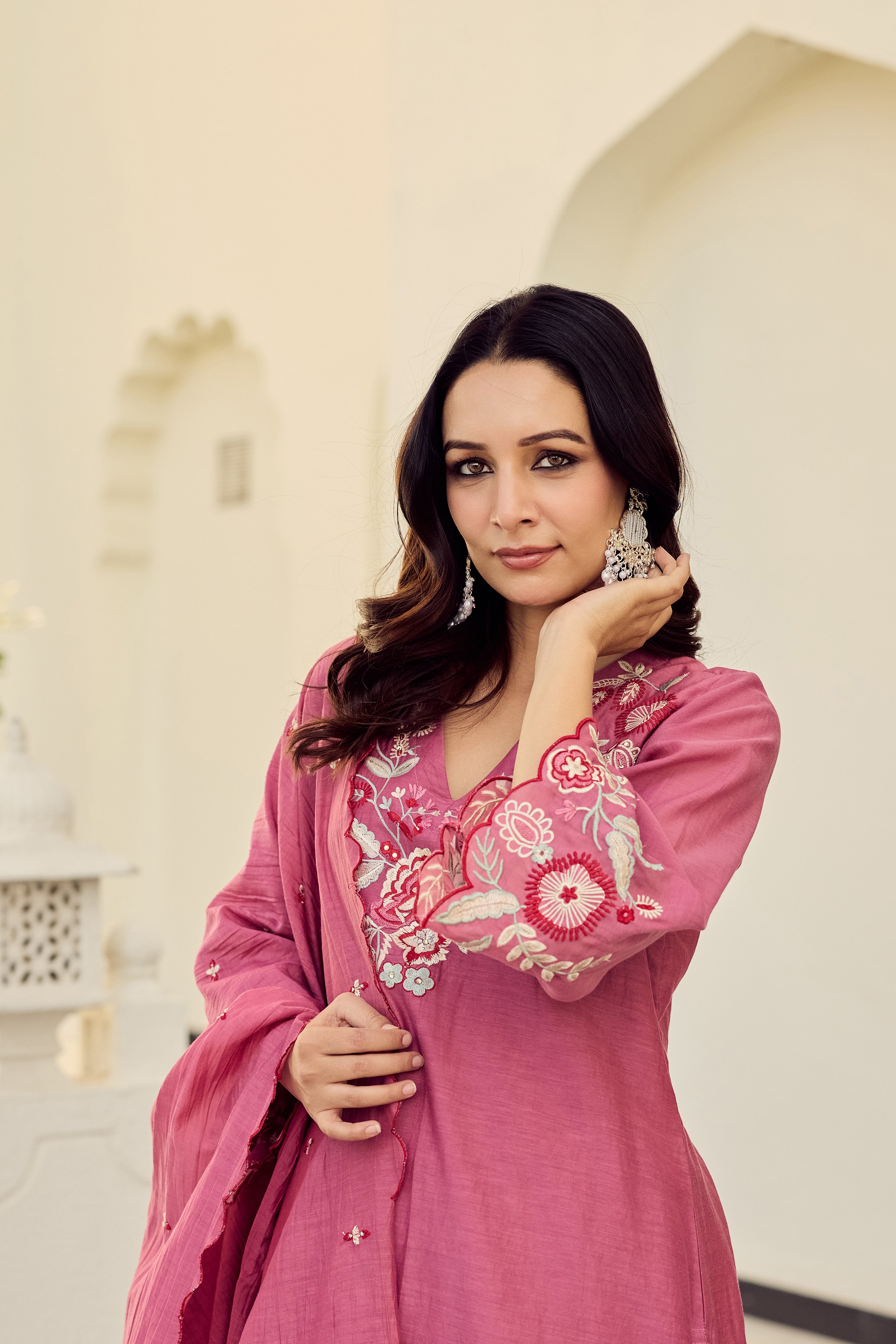 Rose Blush Bloom Suit Set