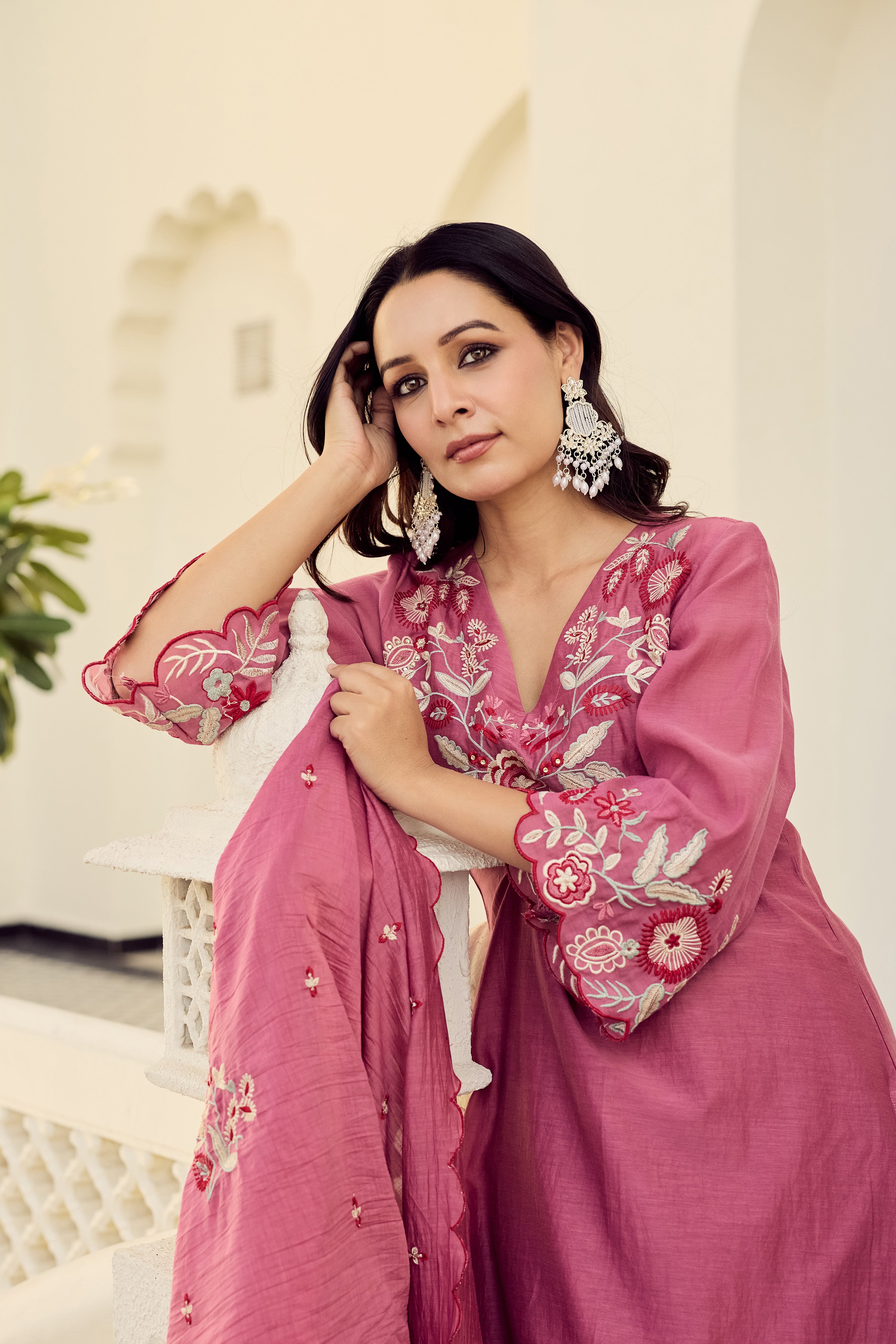Rose Blush Bloom Suit Set