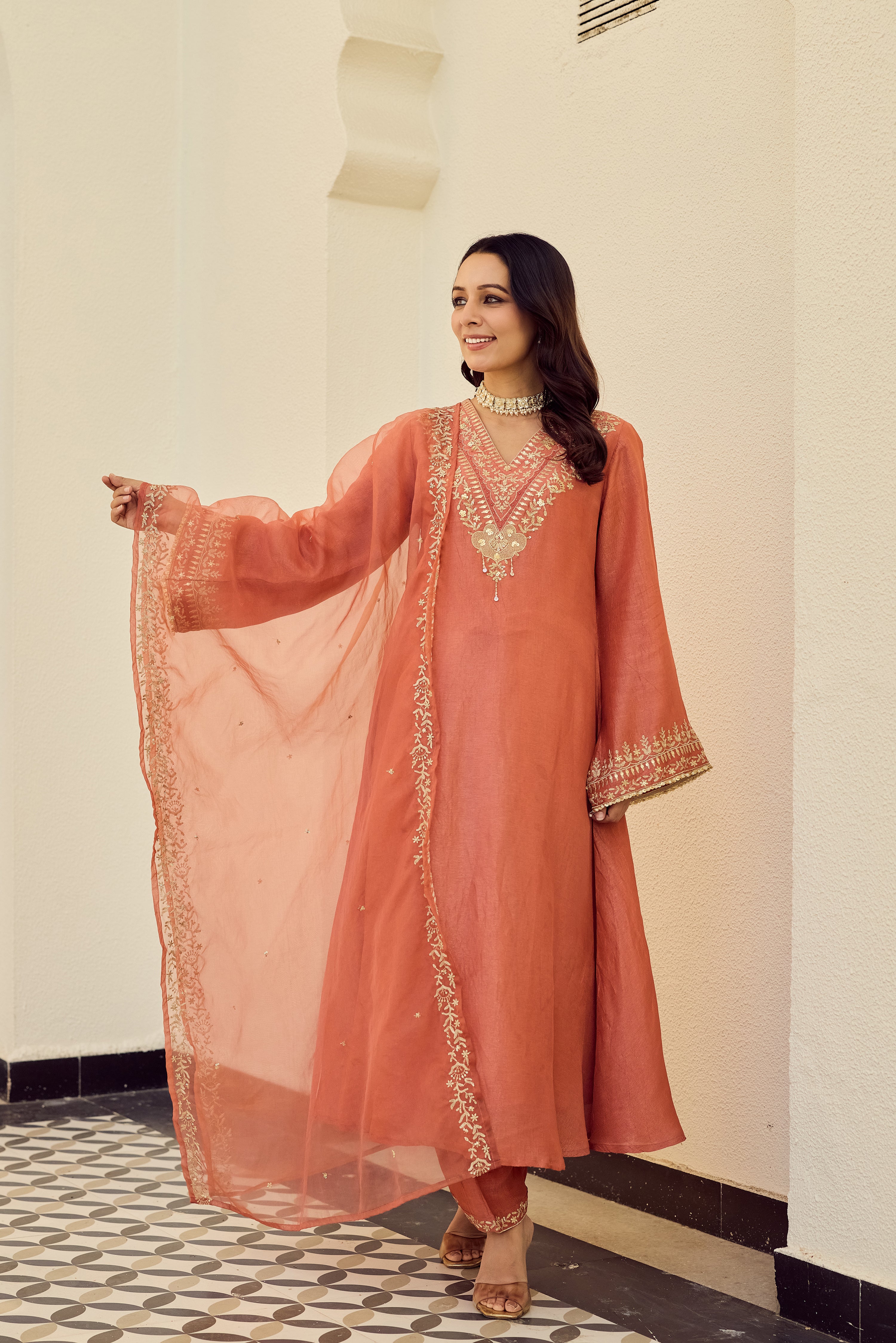 Blush Coral Suit Set