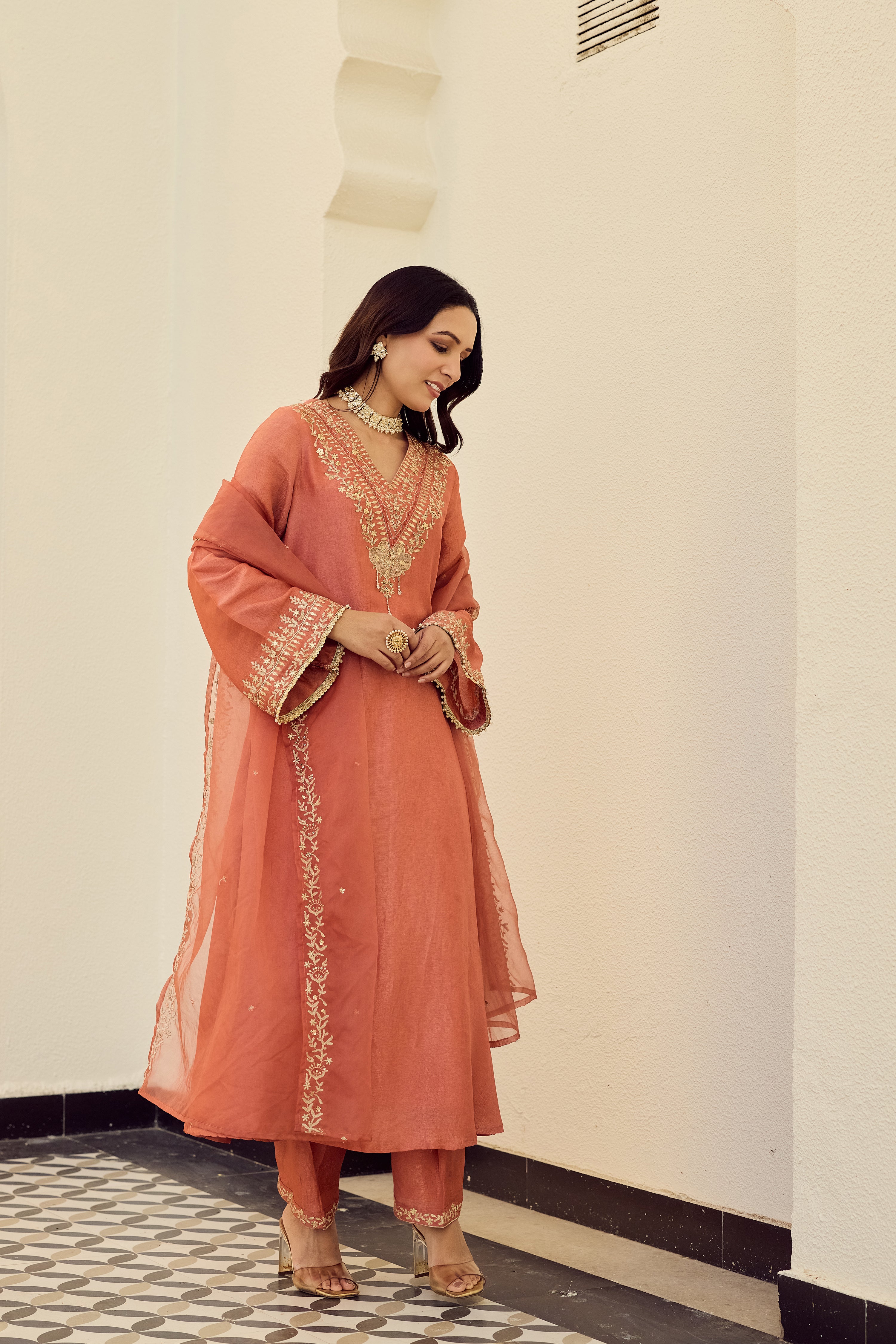 Blush Coral Suit Set