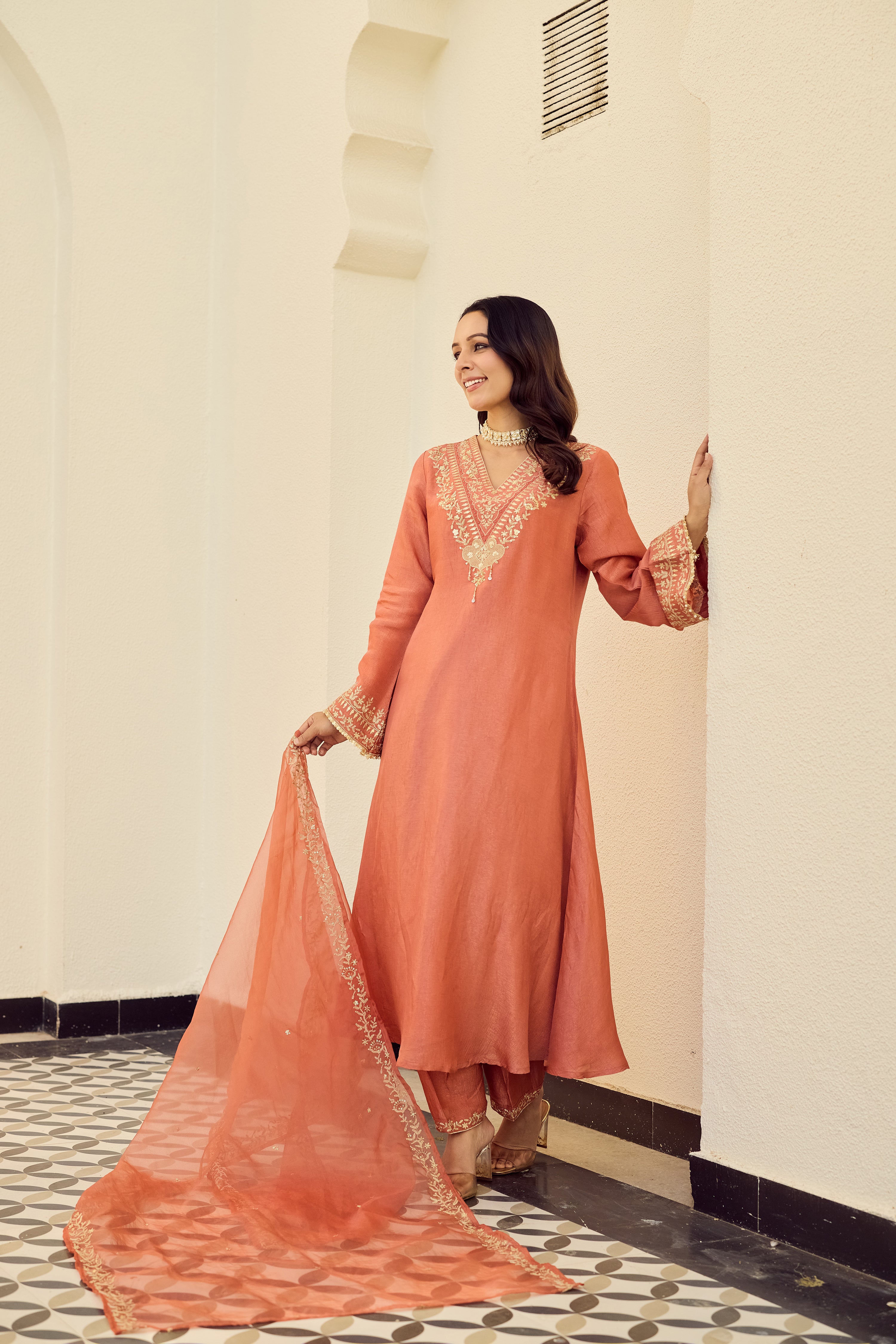 Blush Coral Suit Set