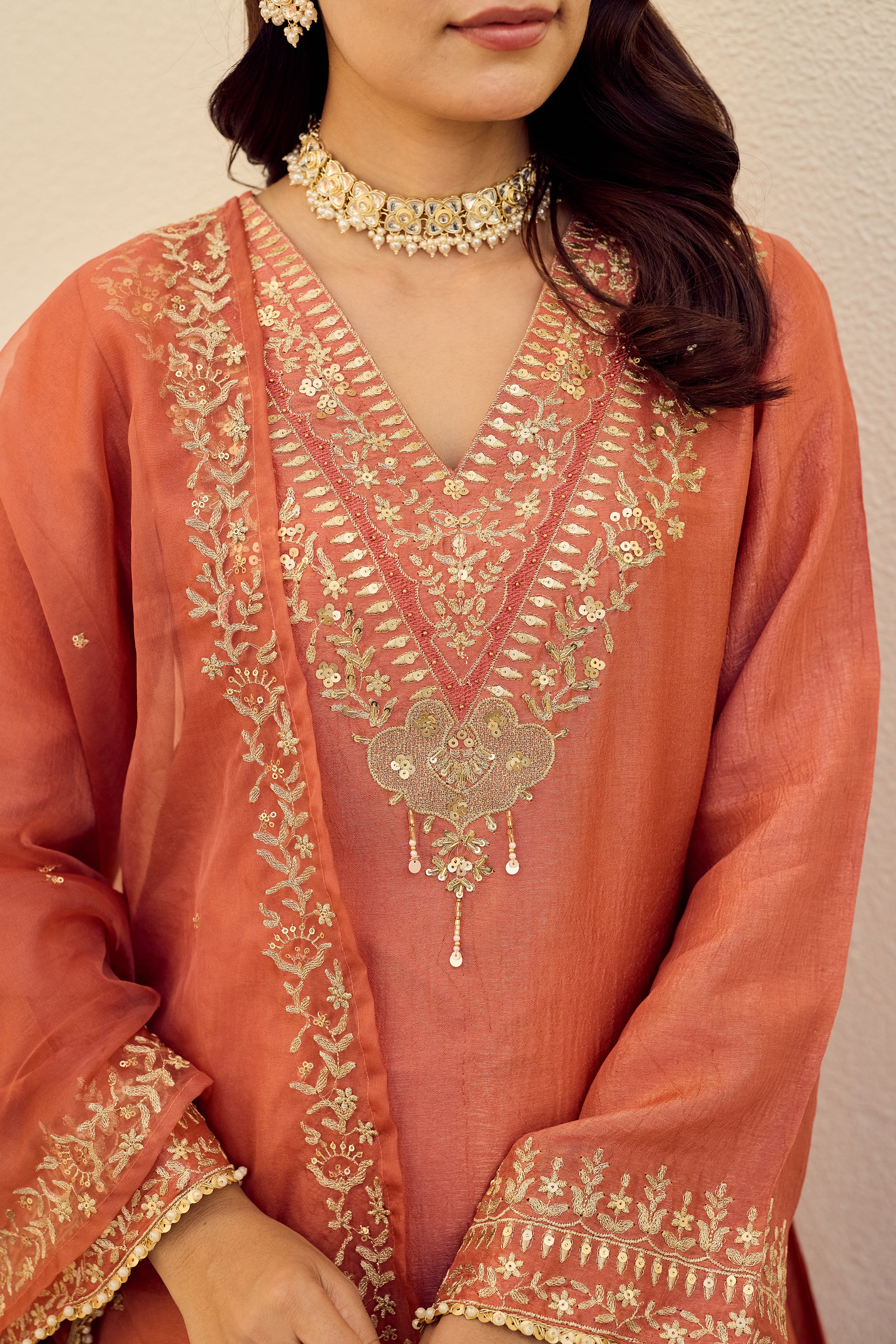 Blush Coral Suit Set