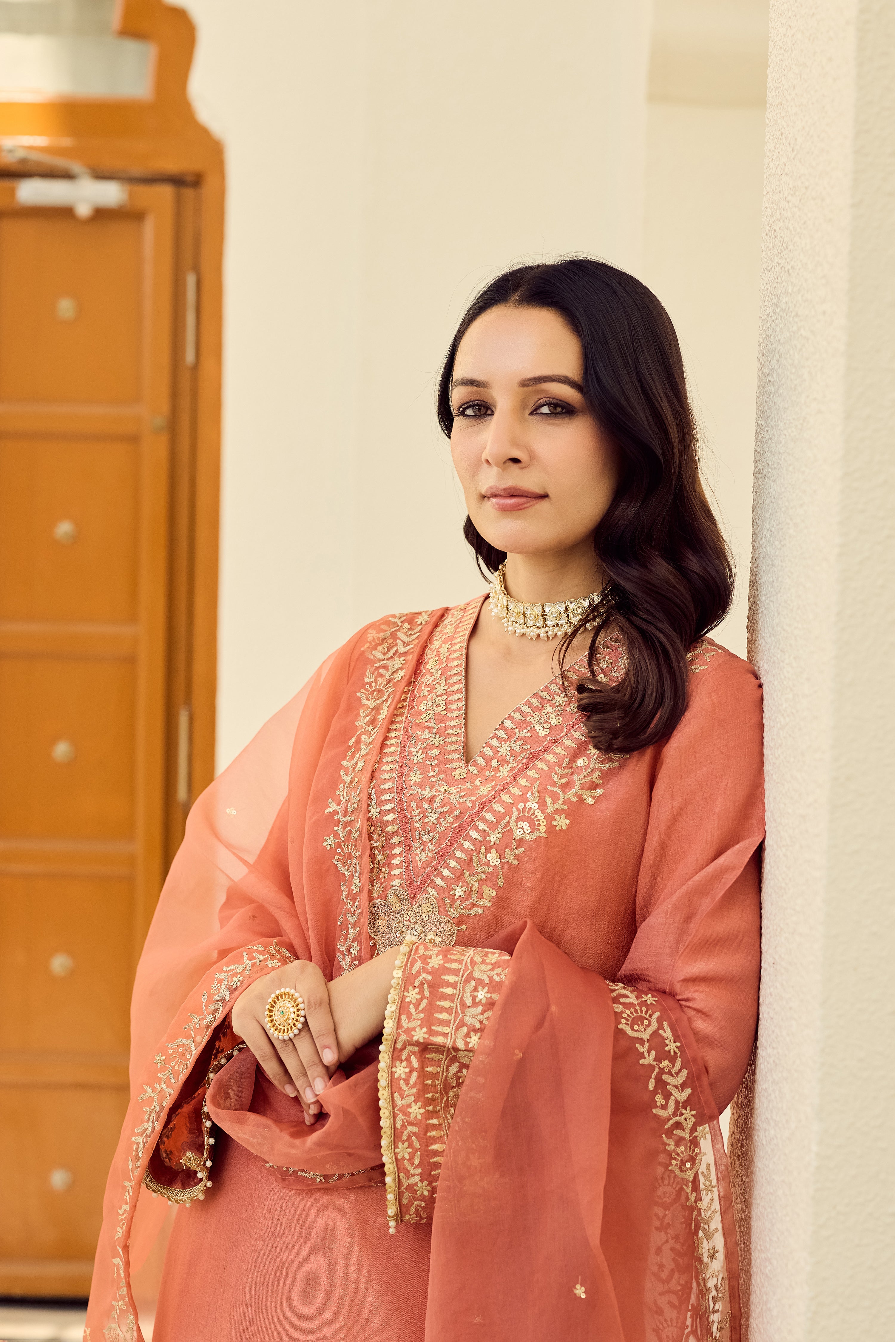 Blush Coral Suit Set