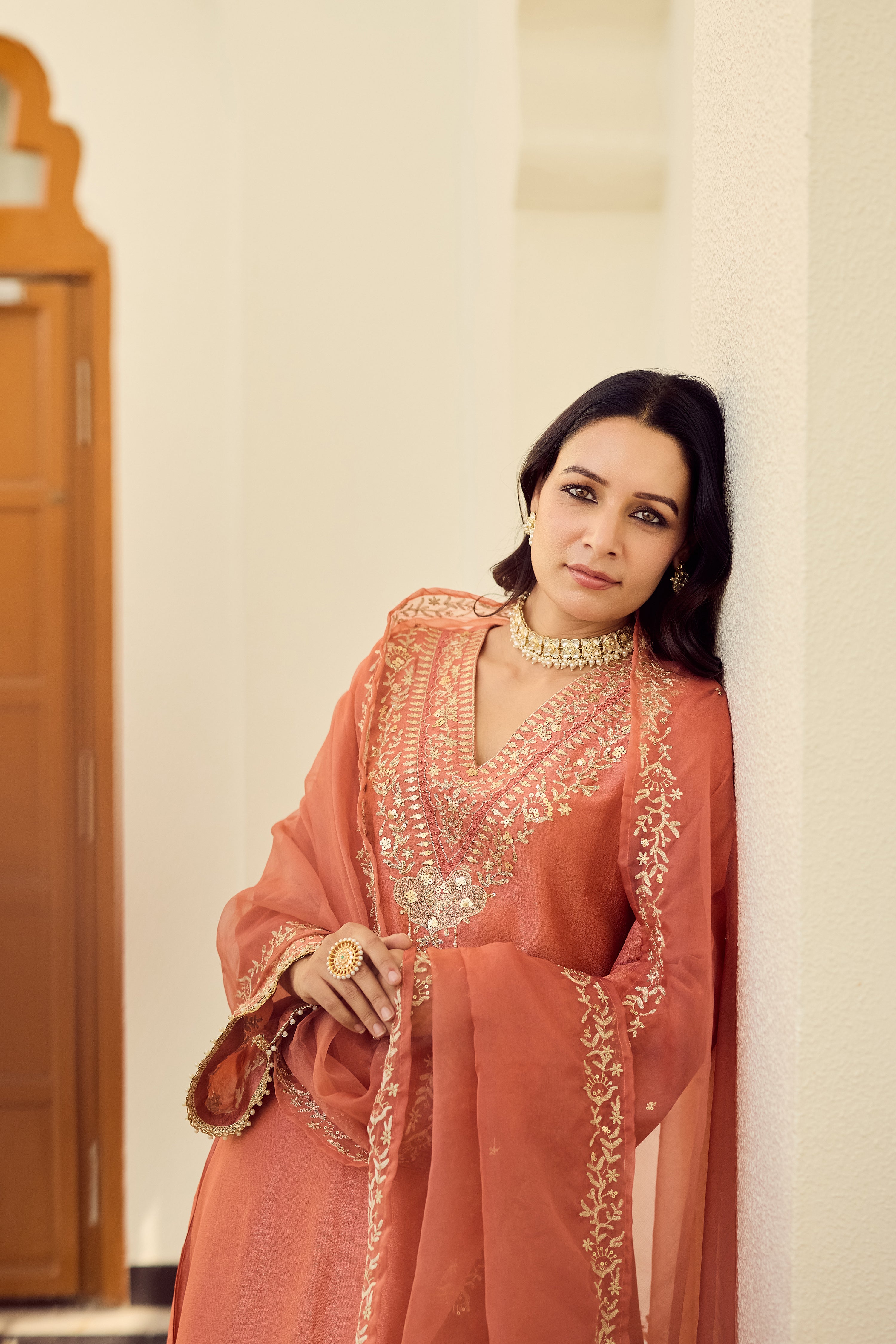 Blush Coral Suit Set