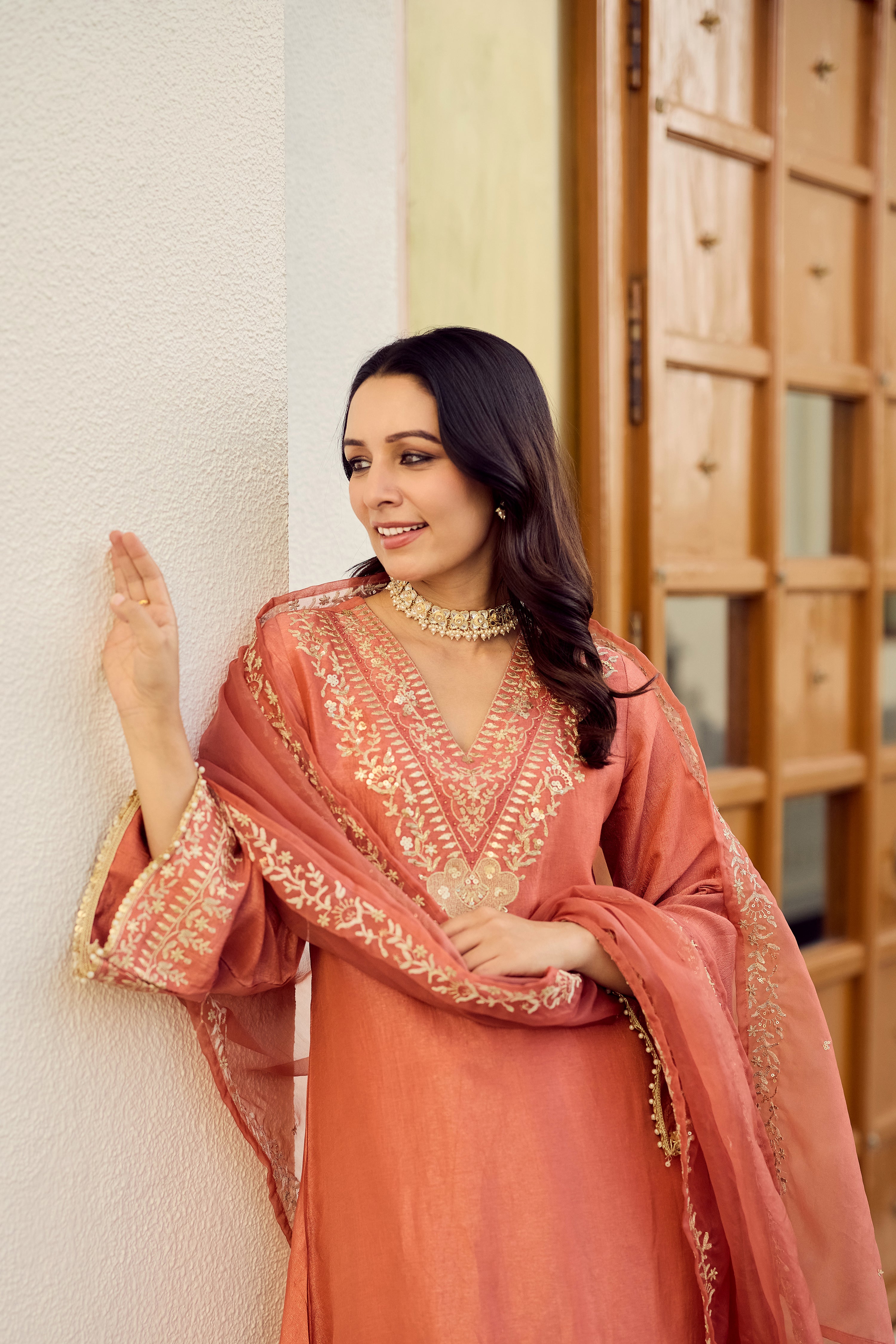 Blush Coral Suit Set