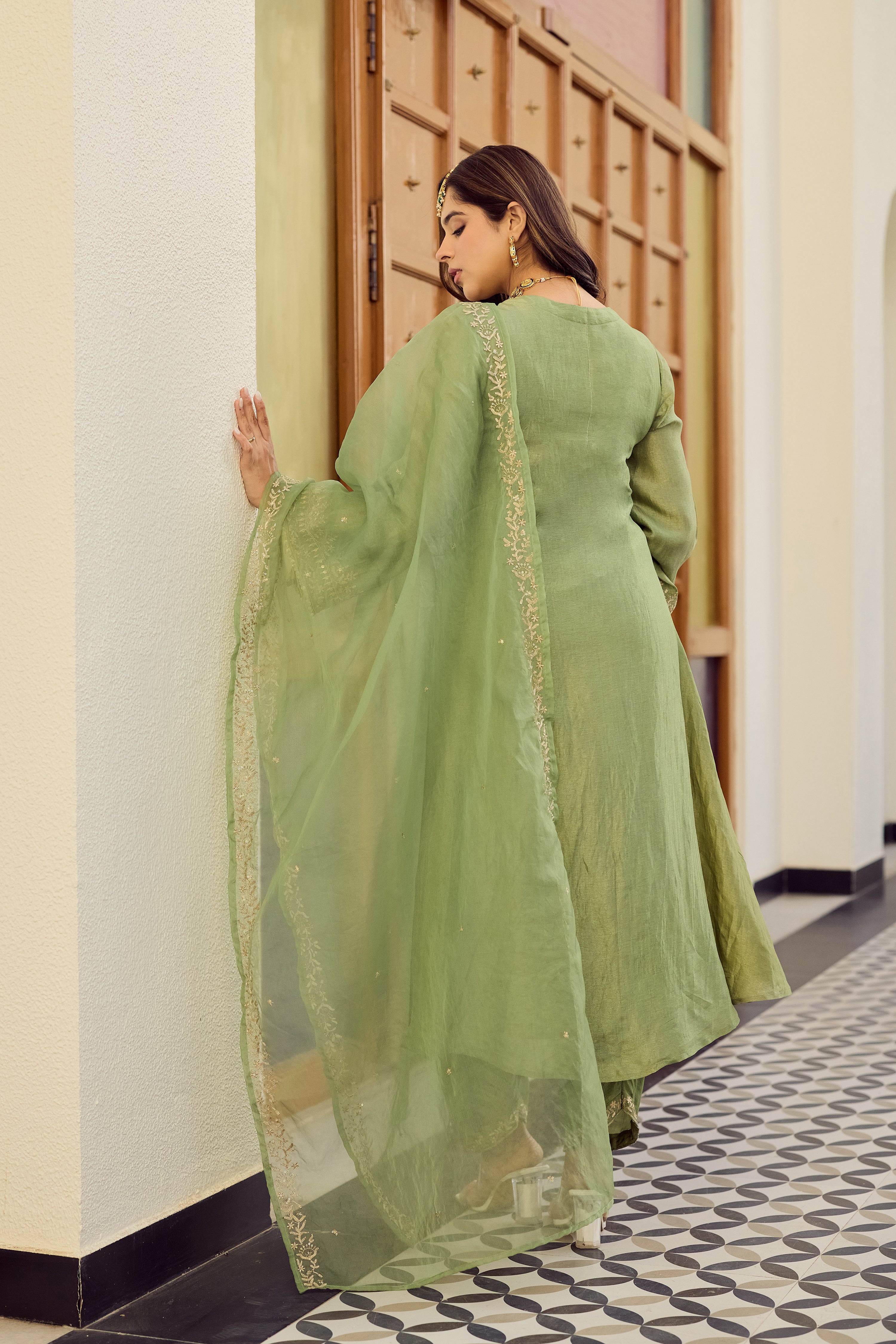 Pistachio Bloom Suit Set