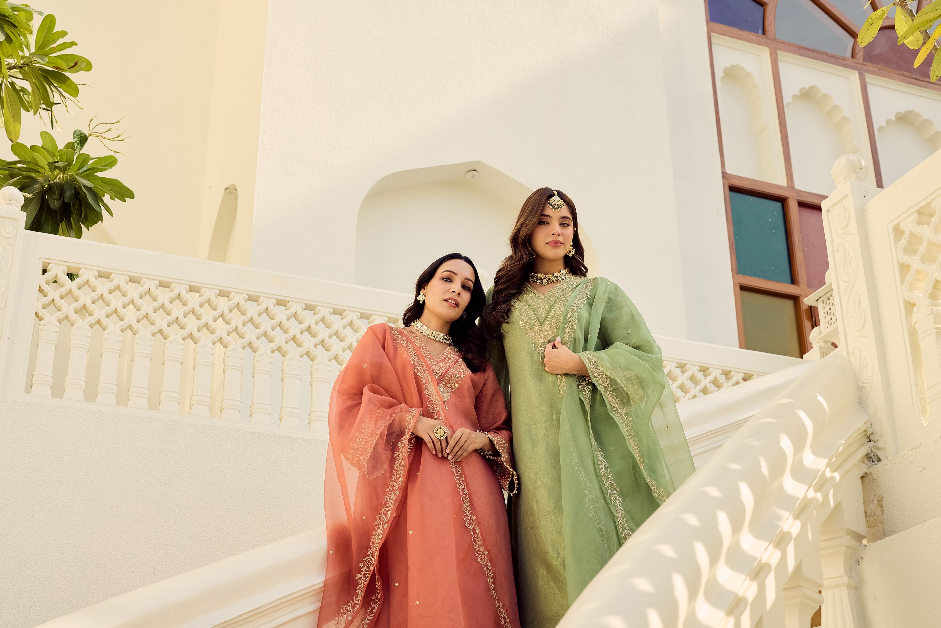 Pistachio Bloom Suit Set