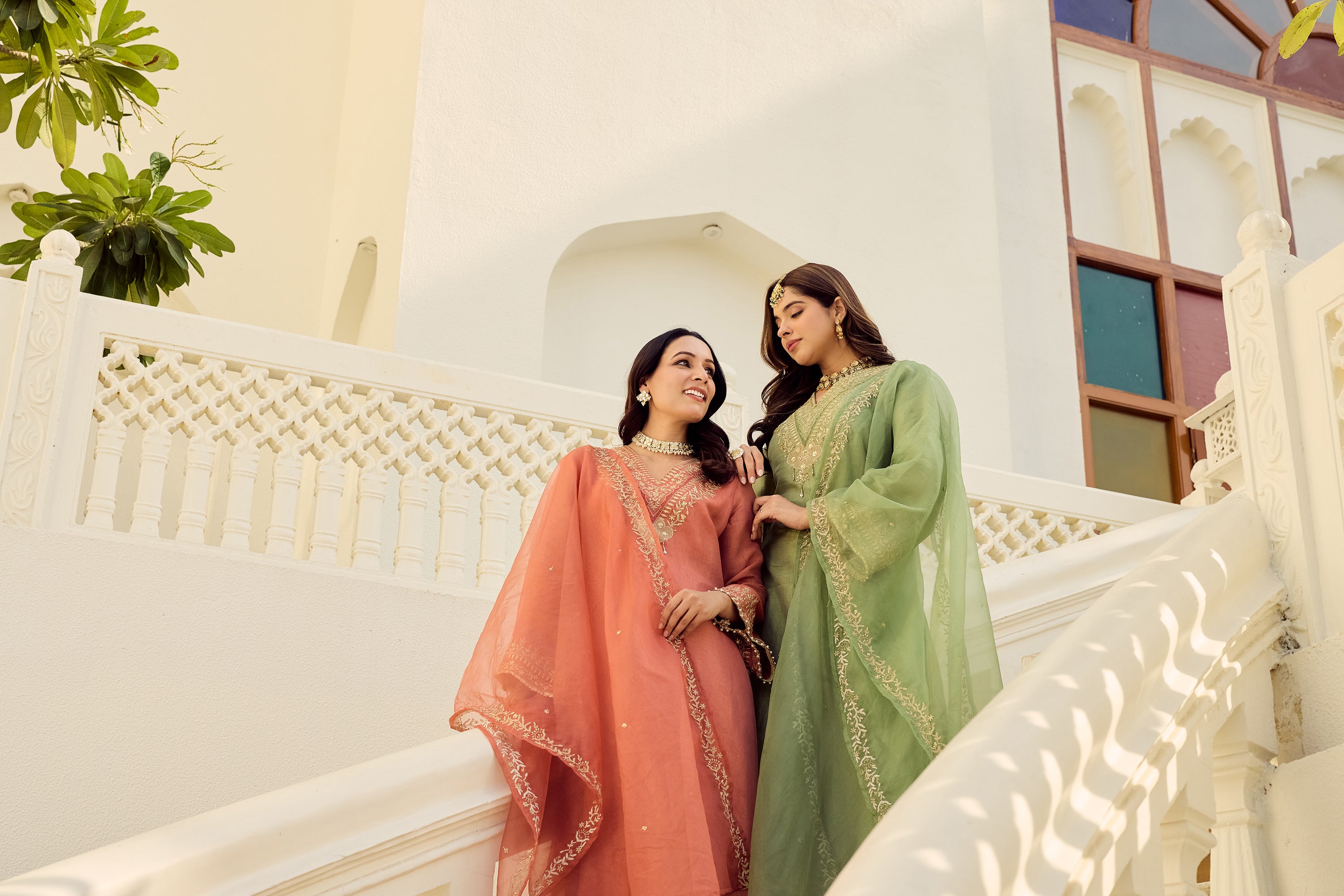 Pistachio Bloom Suit Set