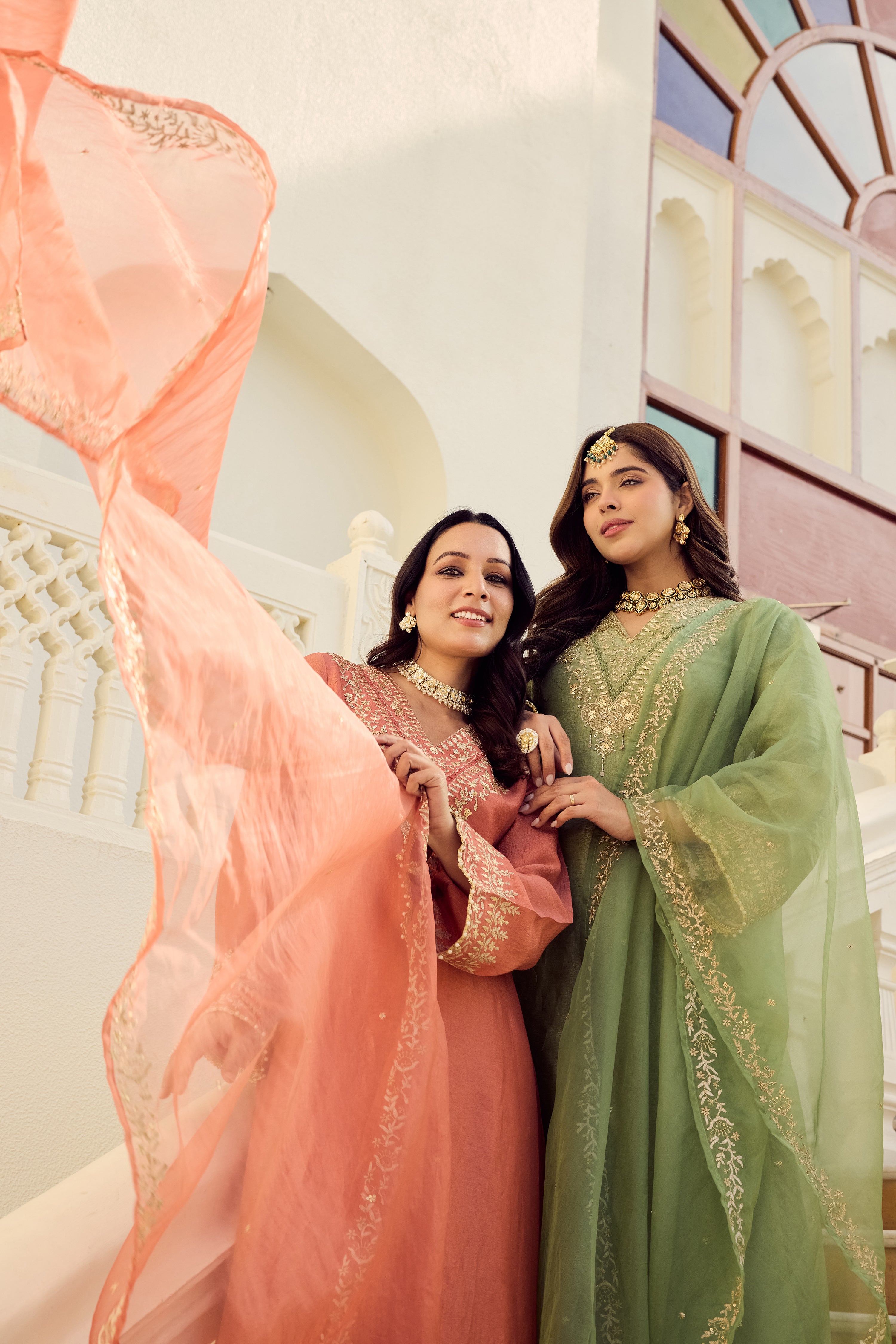 Pistachio Bloom Suit Set