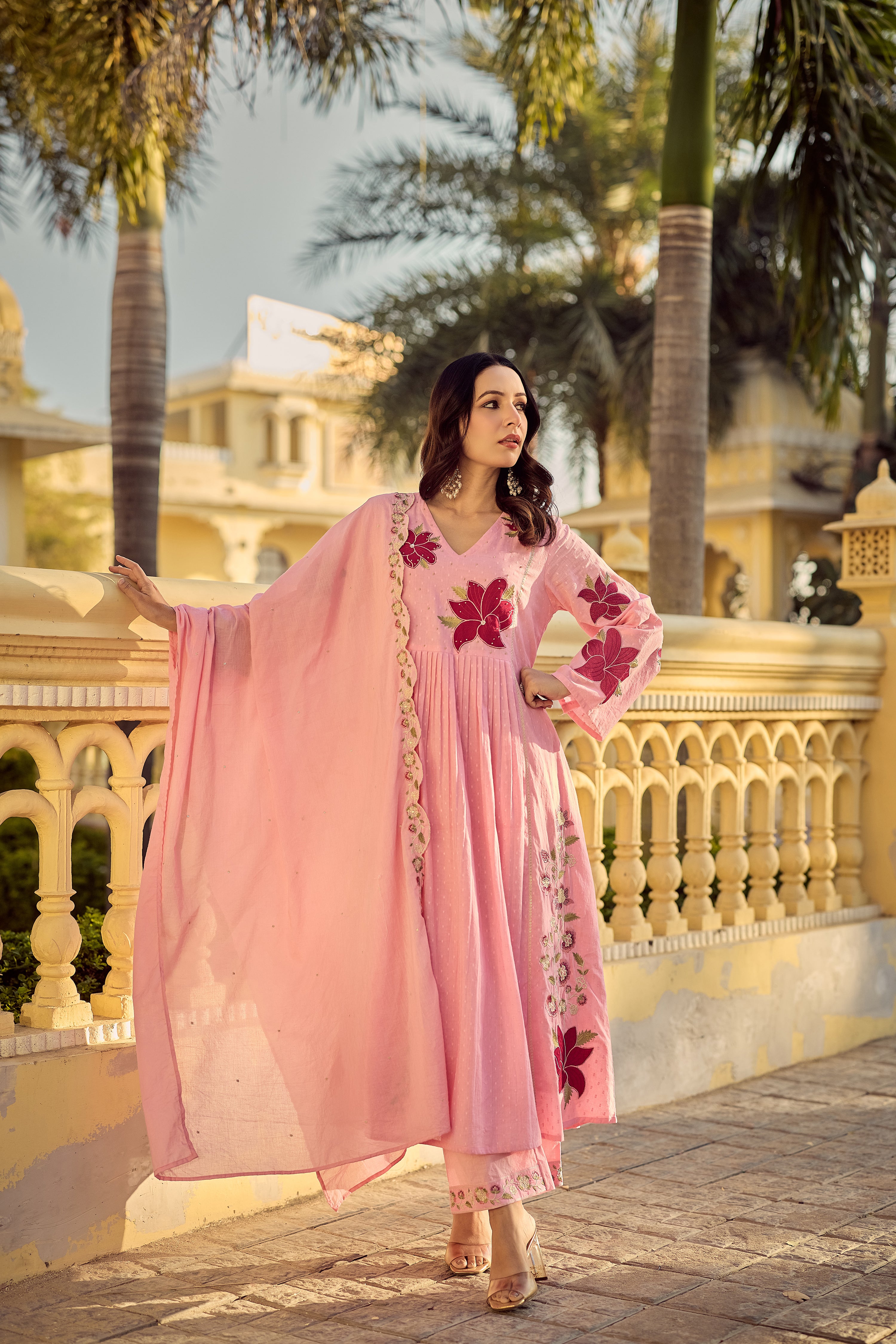 Gulabi Blossom Suit Set