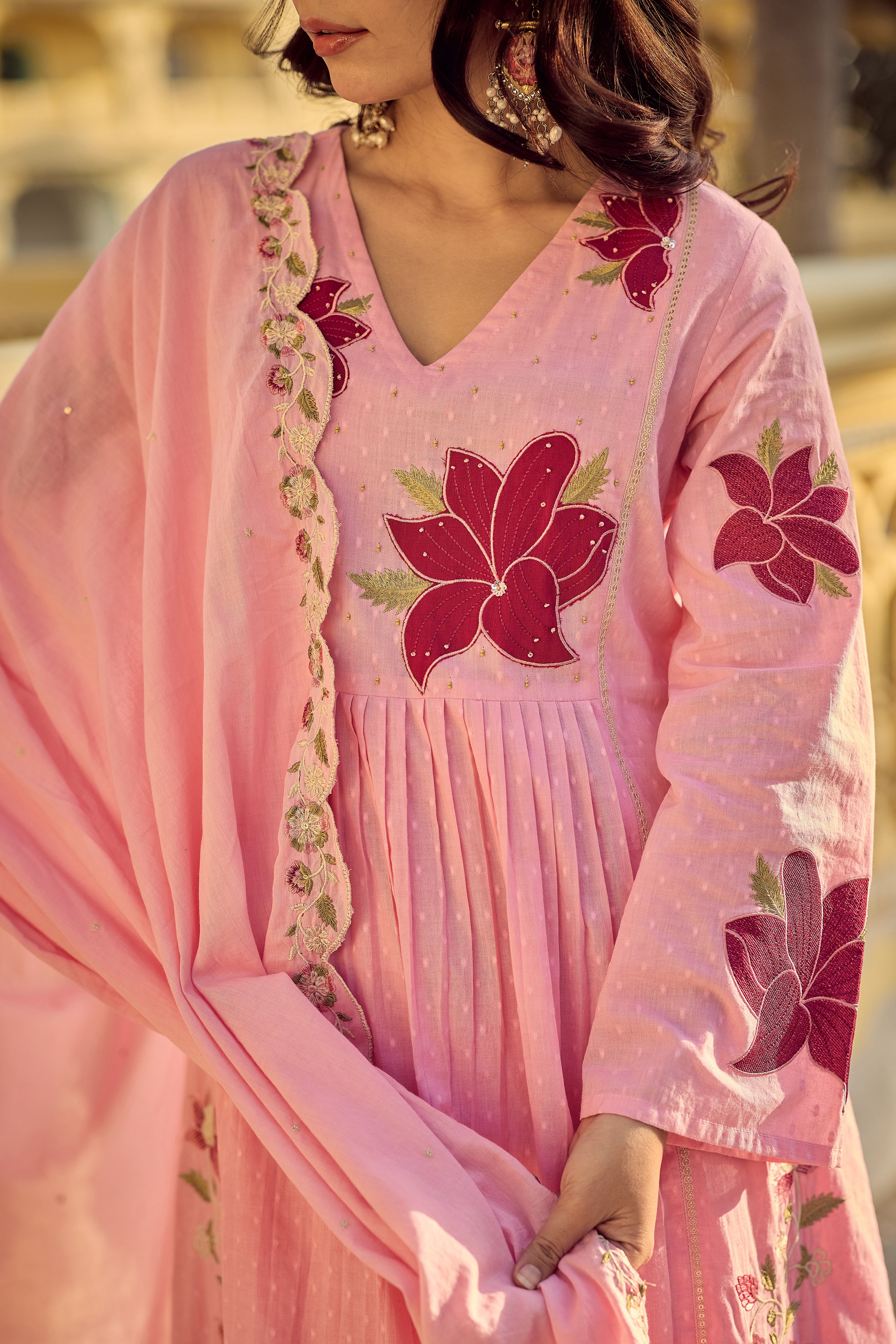 Gulabi Blossom Suit Set