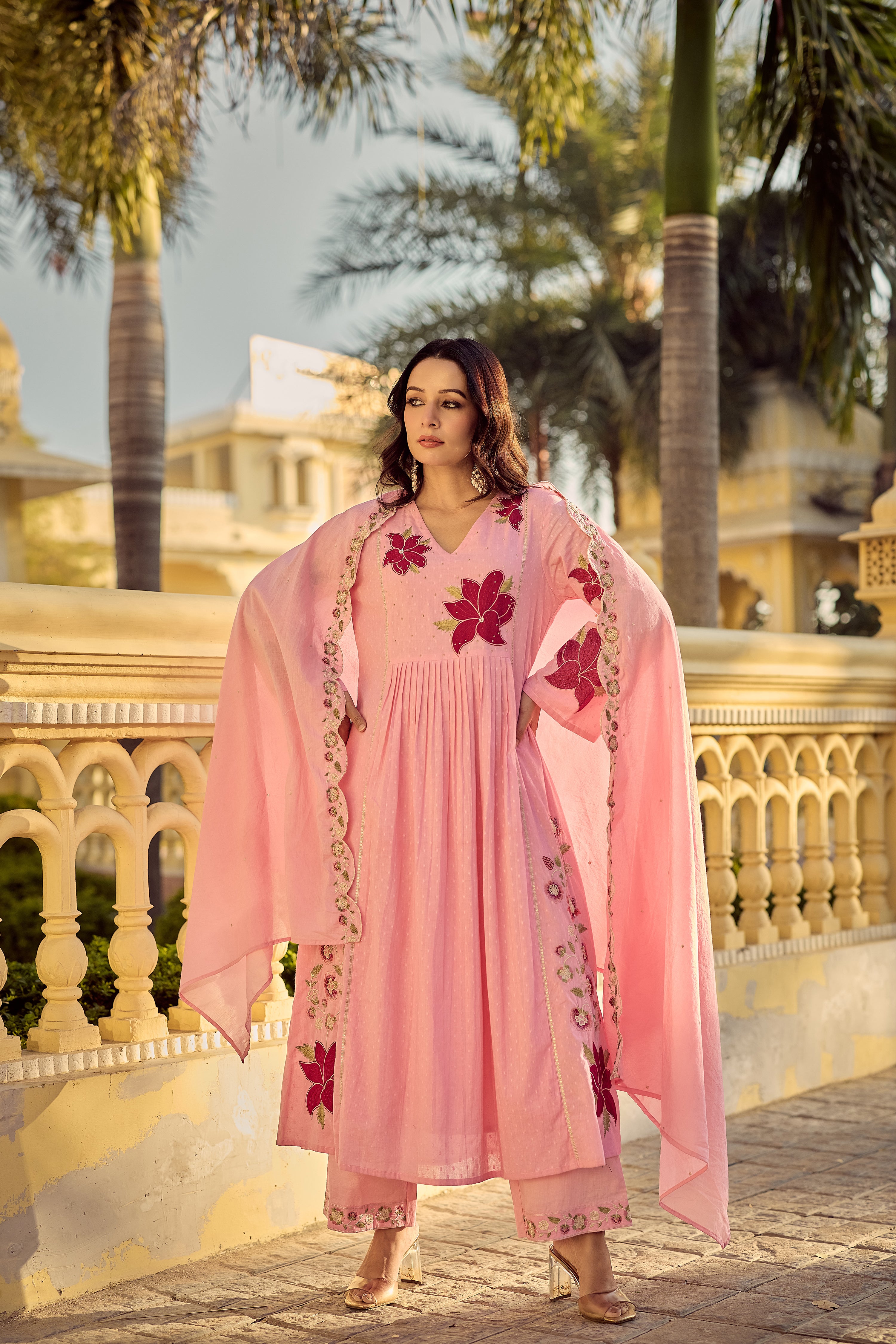 Gulabi Blossom Suit Set