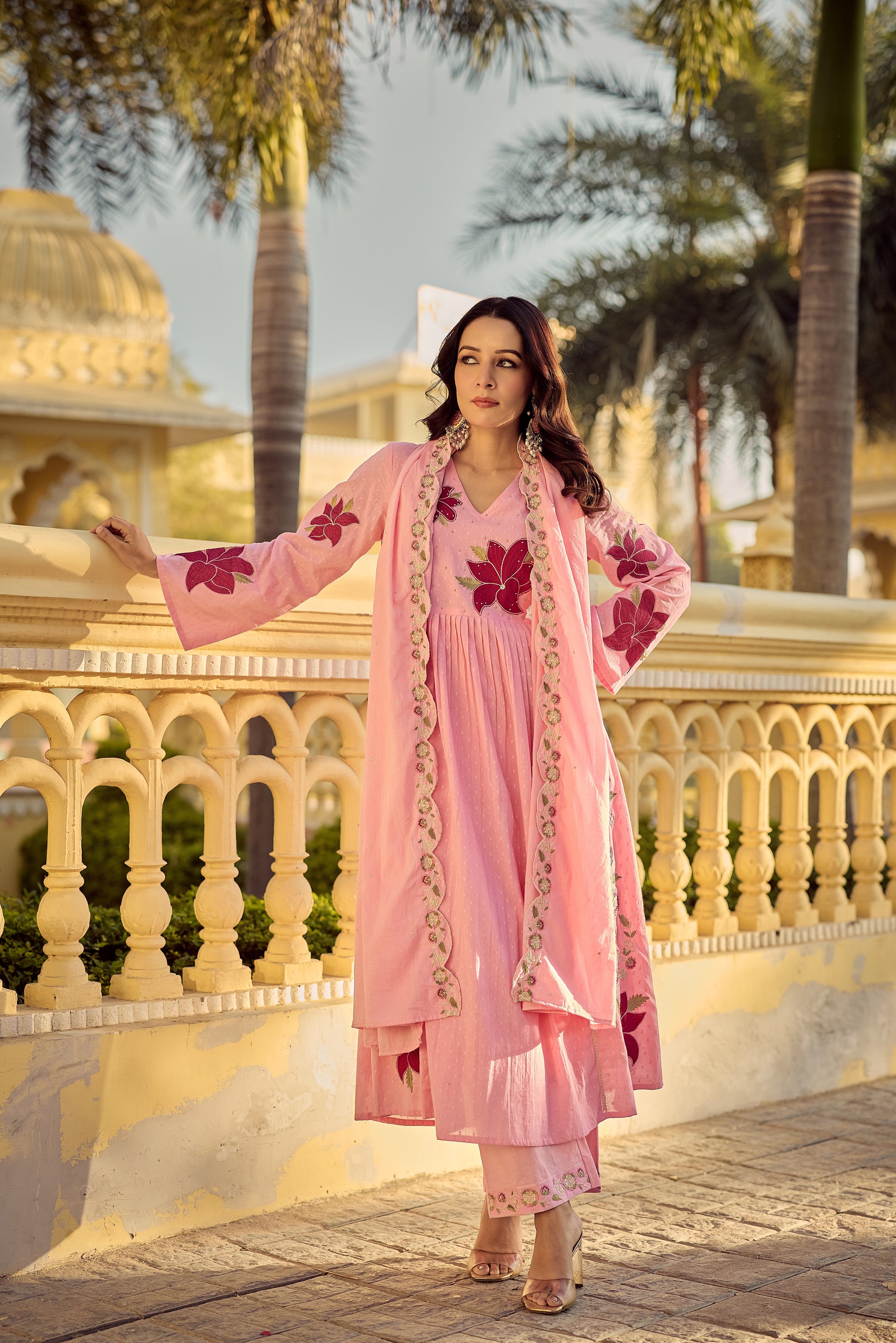 Gulabi Blossom Suit Set
