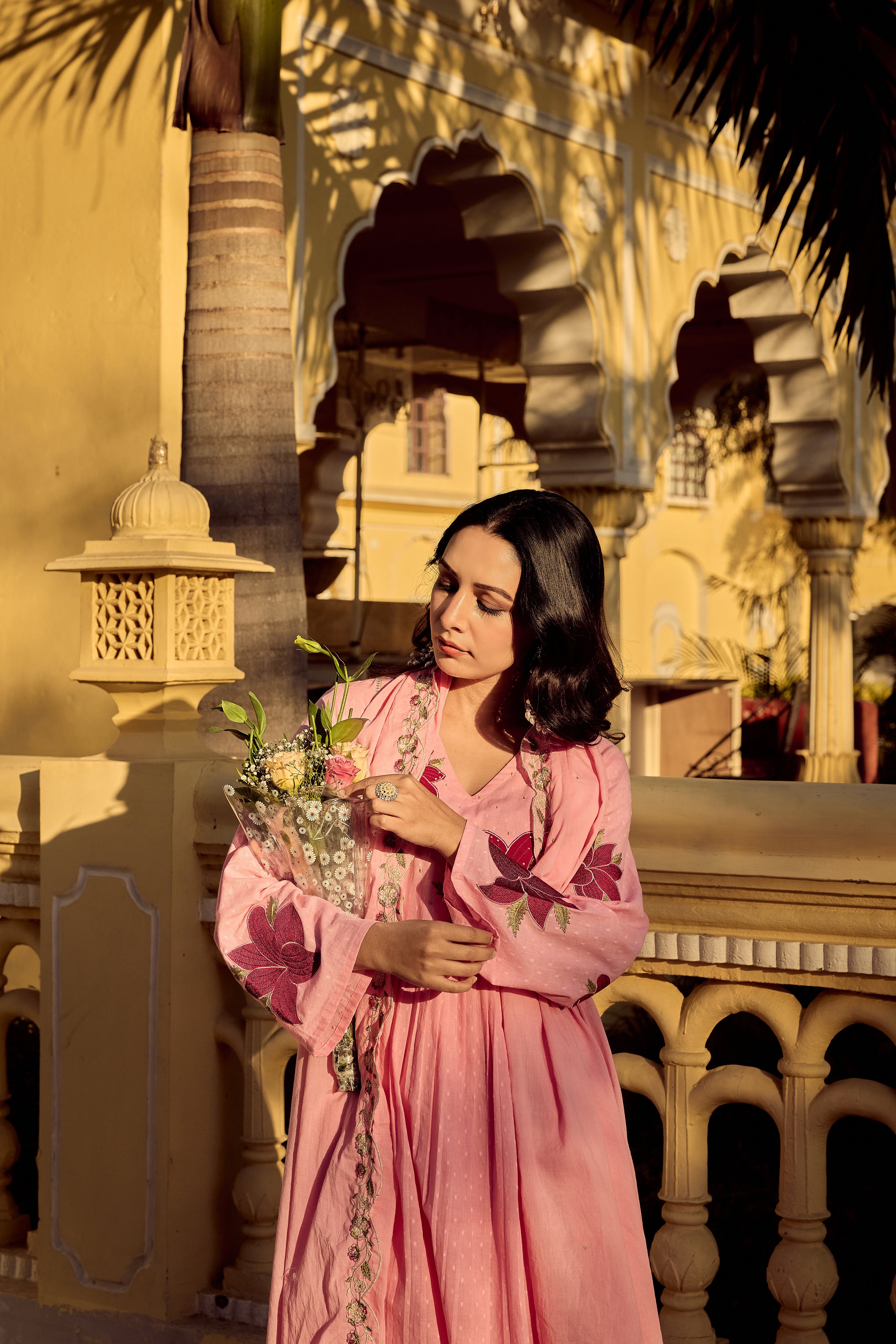 Gulabi Blossom Suit Set